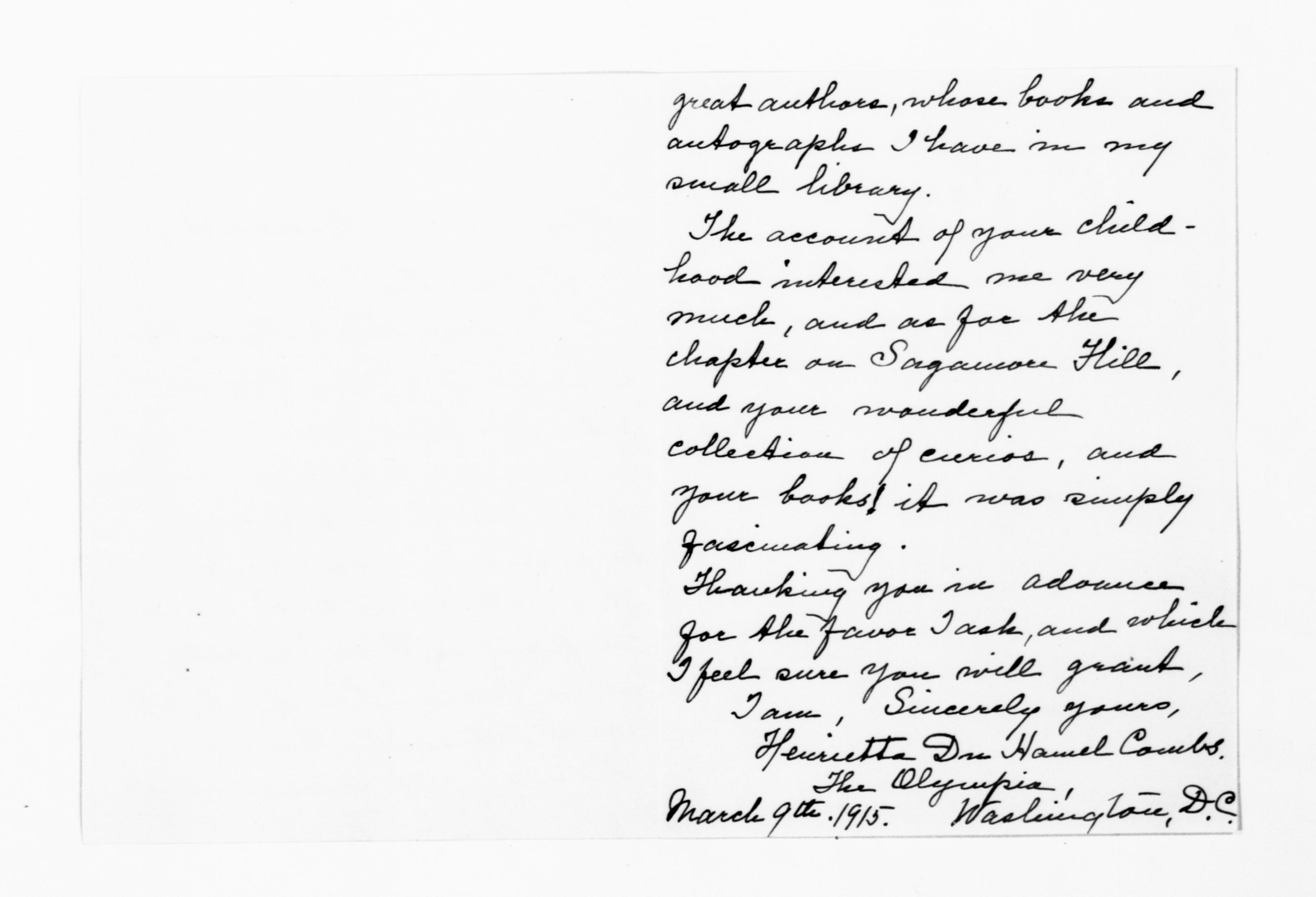 Scanned image of the current content page