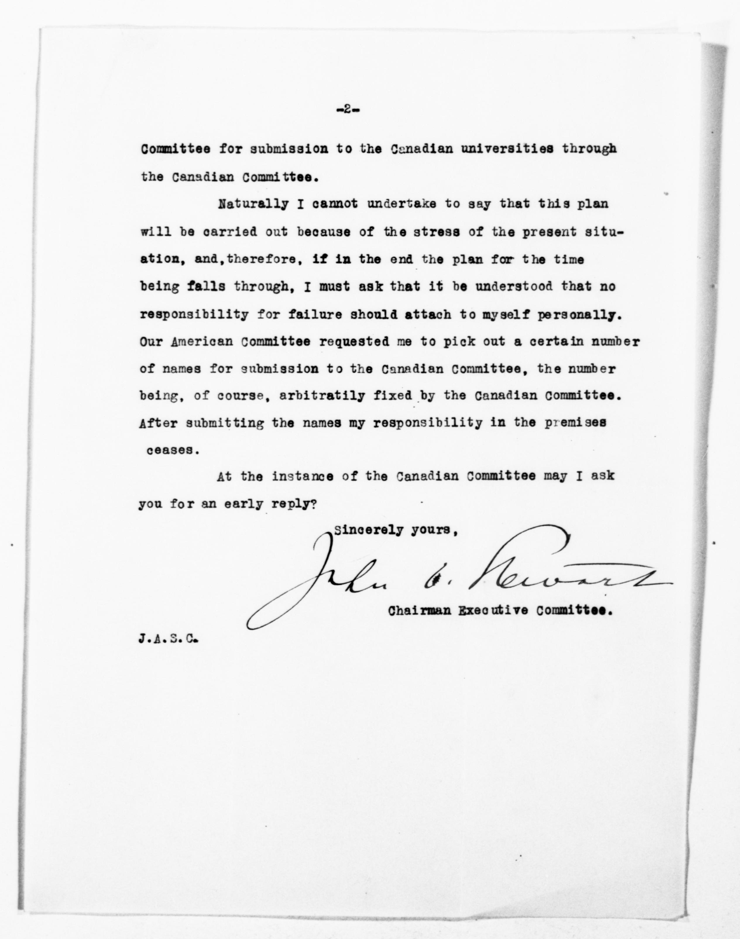 Scanned image of the current content page