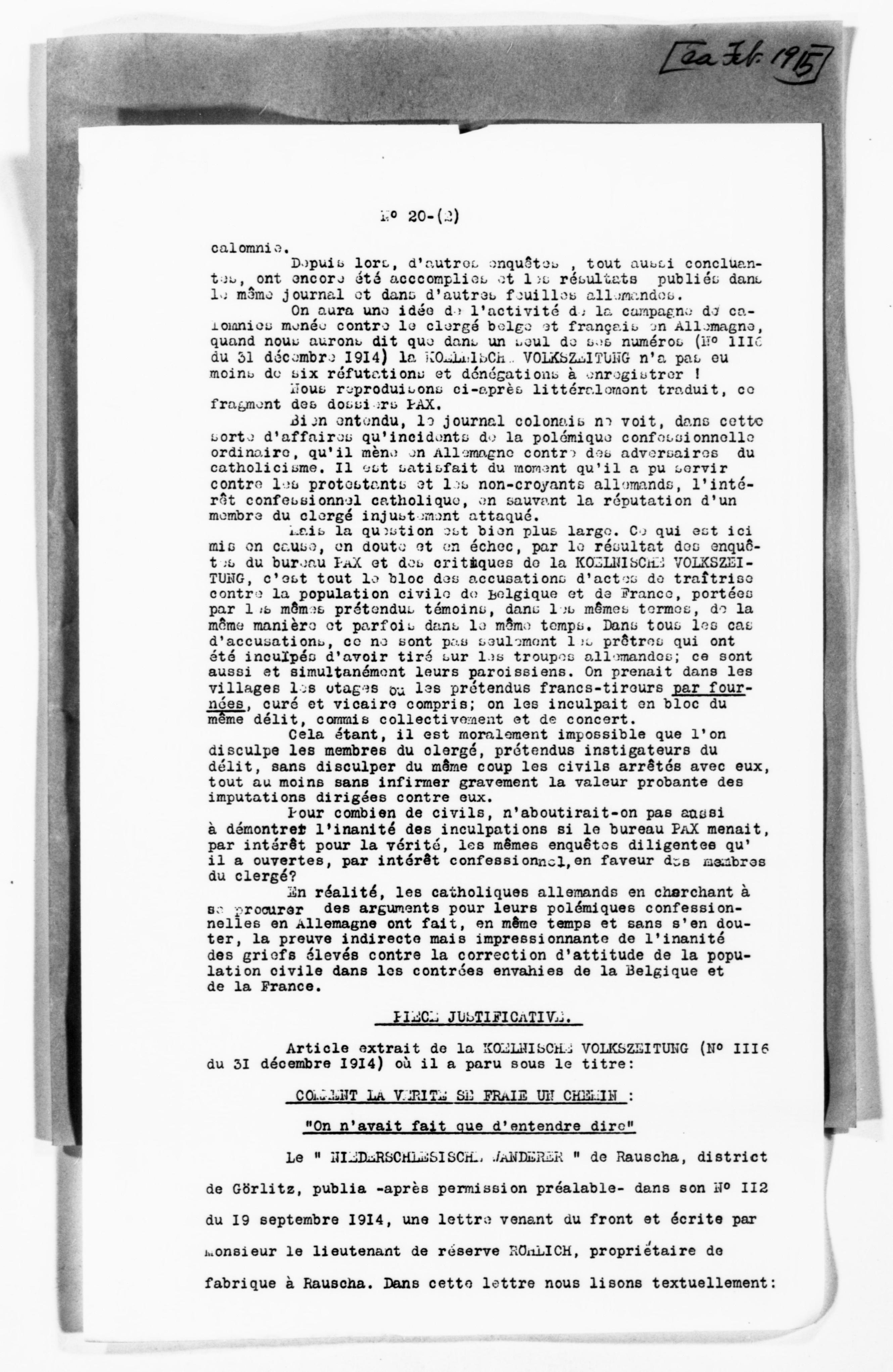Scanned image of the current content page