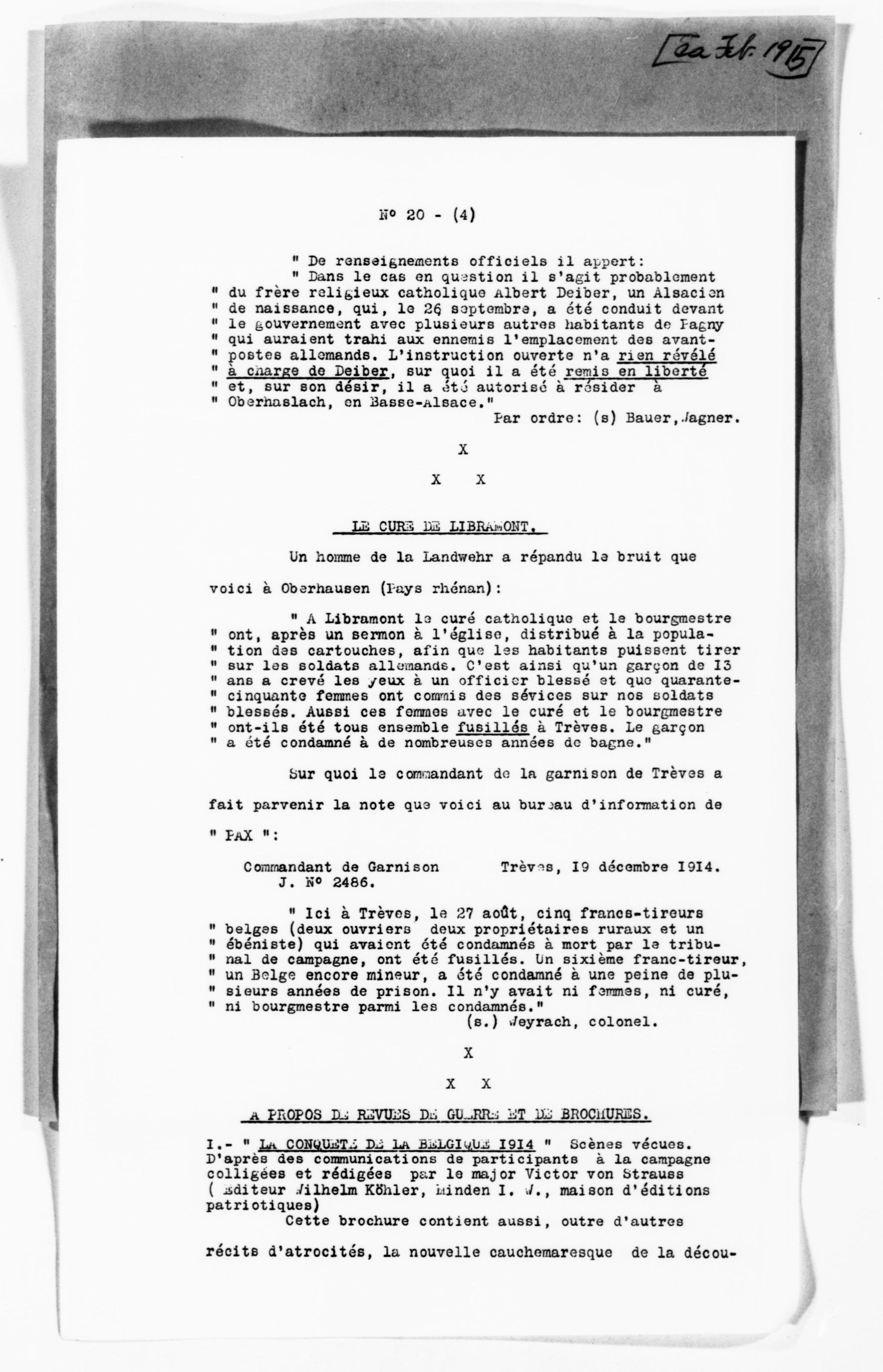 Scanned image of the current content page