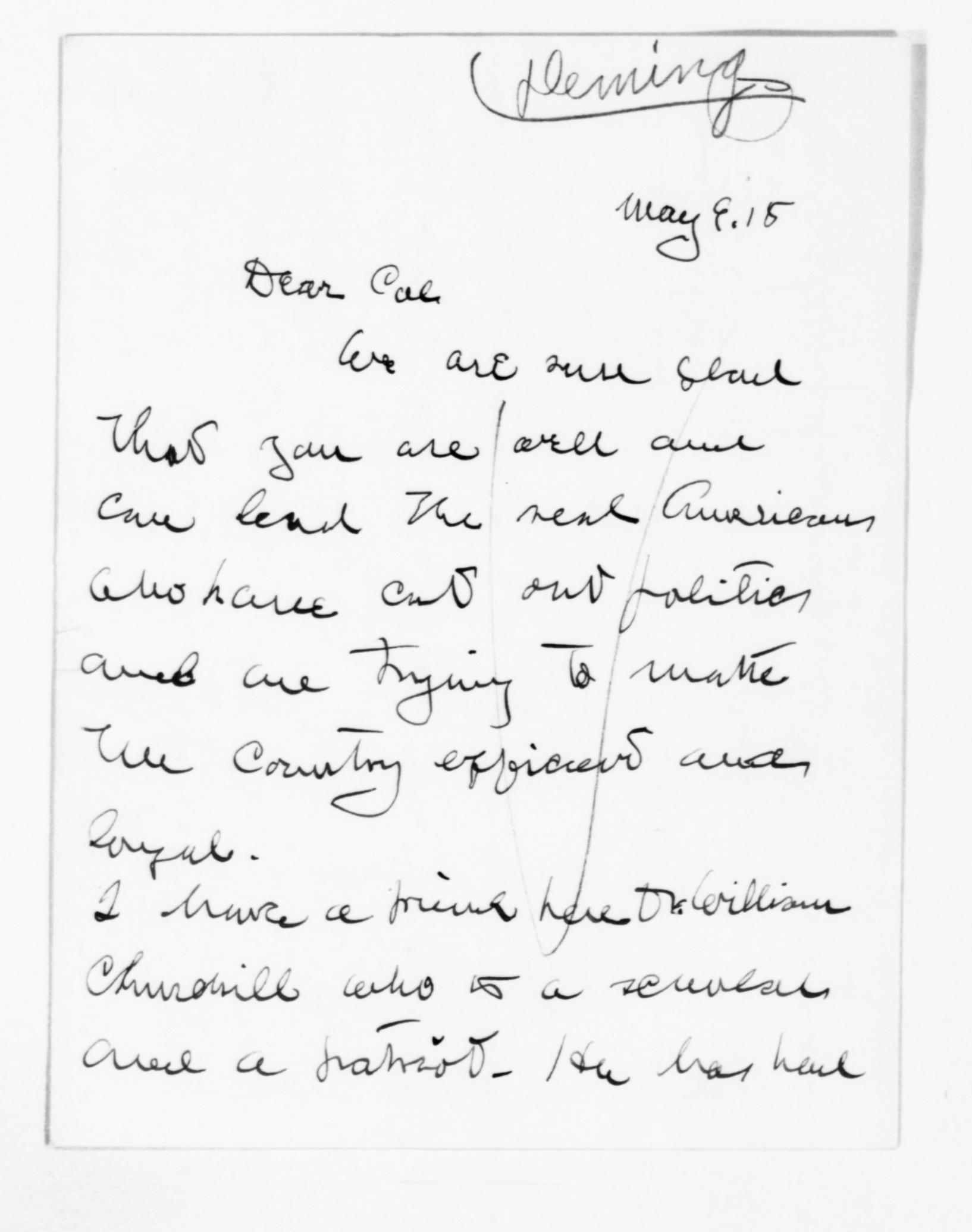 Scanned image of the current content page