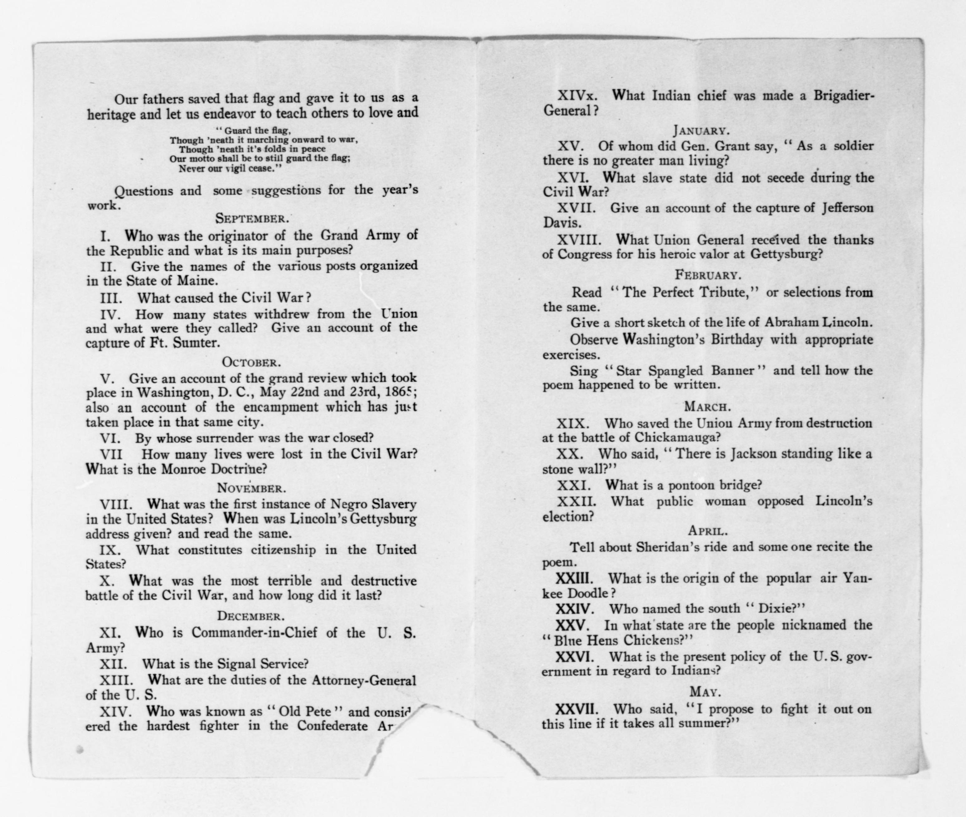 Scanned image of the current content page