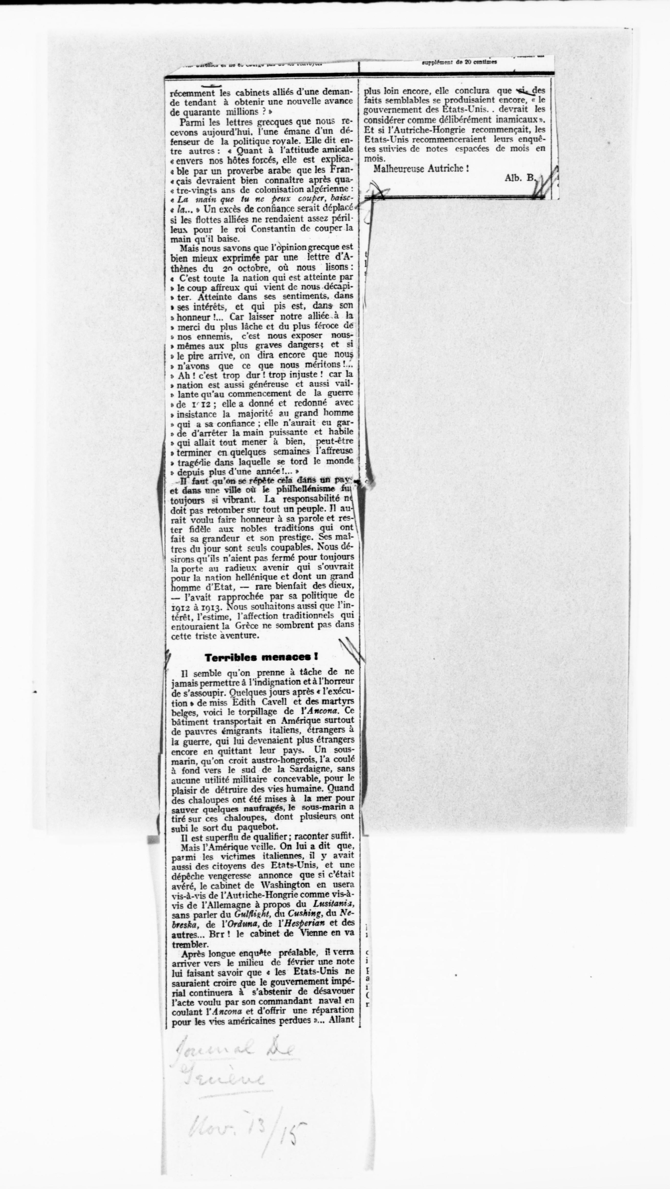 Scanned image of the current content page