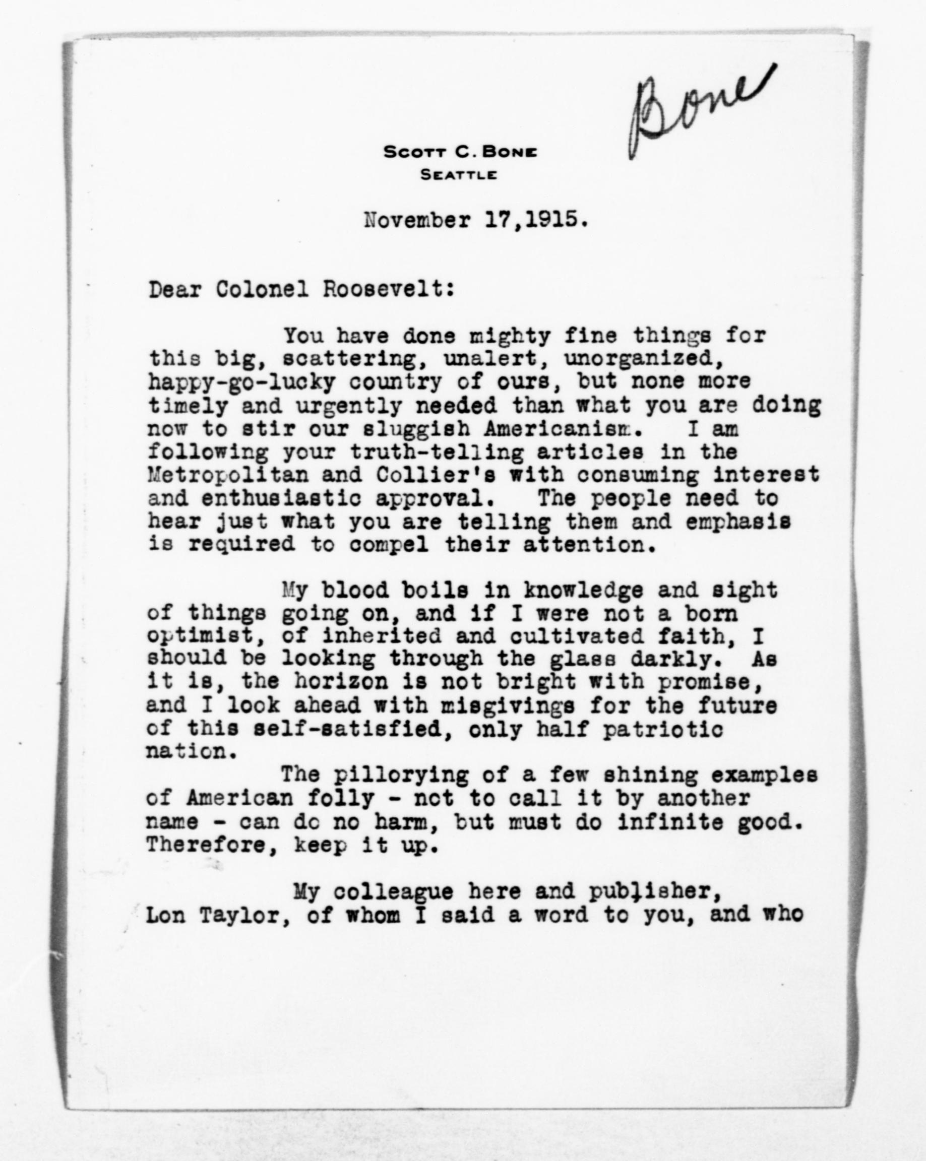 Scanned image of the current content page