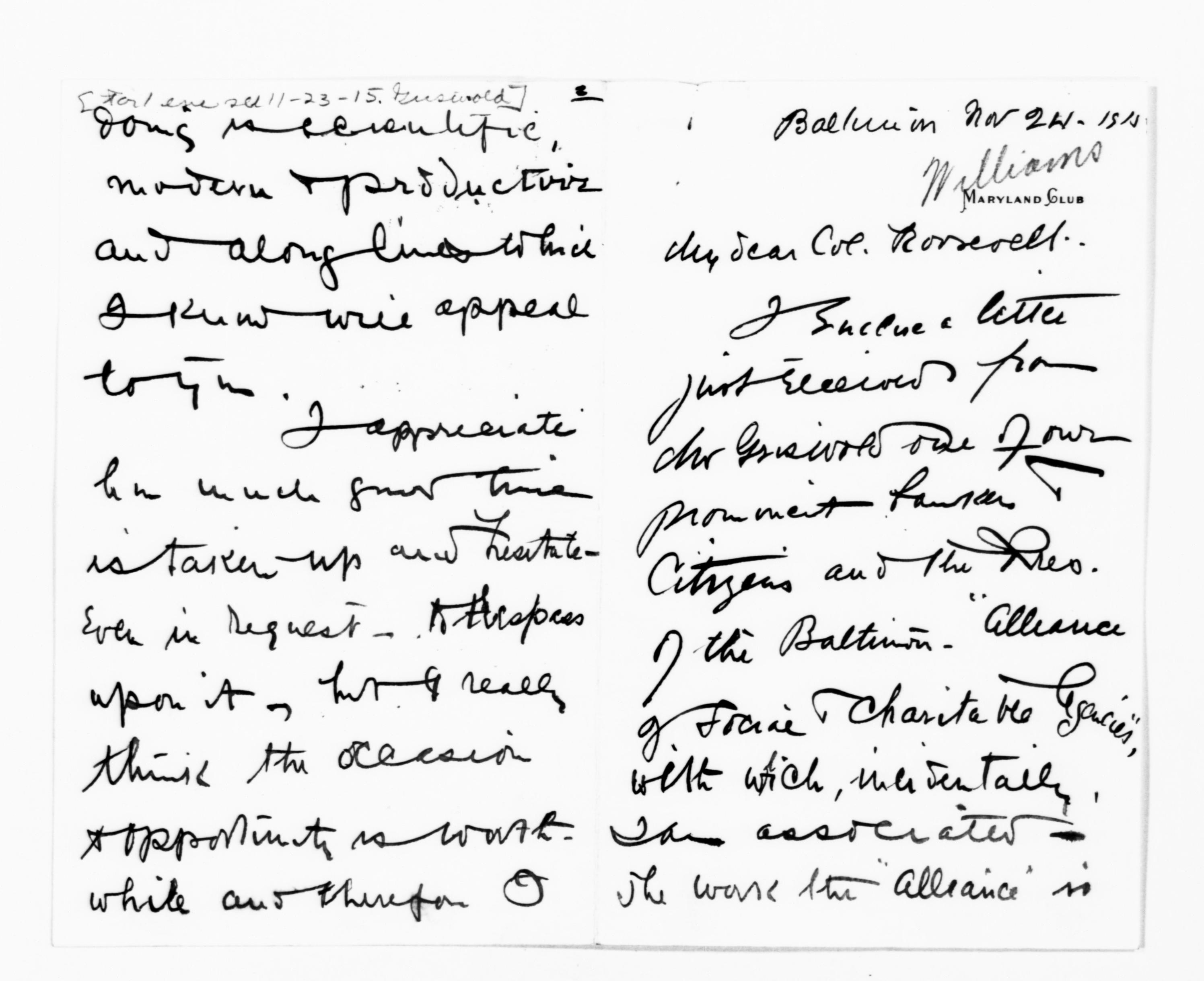 Scanned image of the current content page