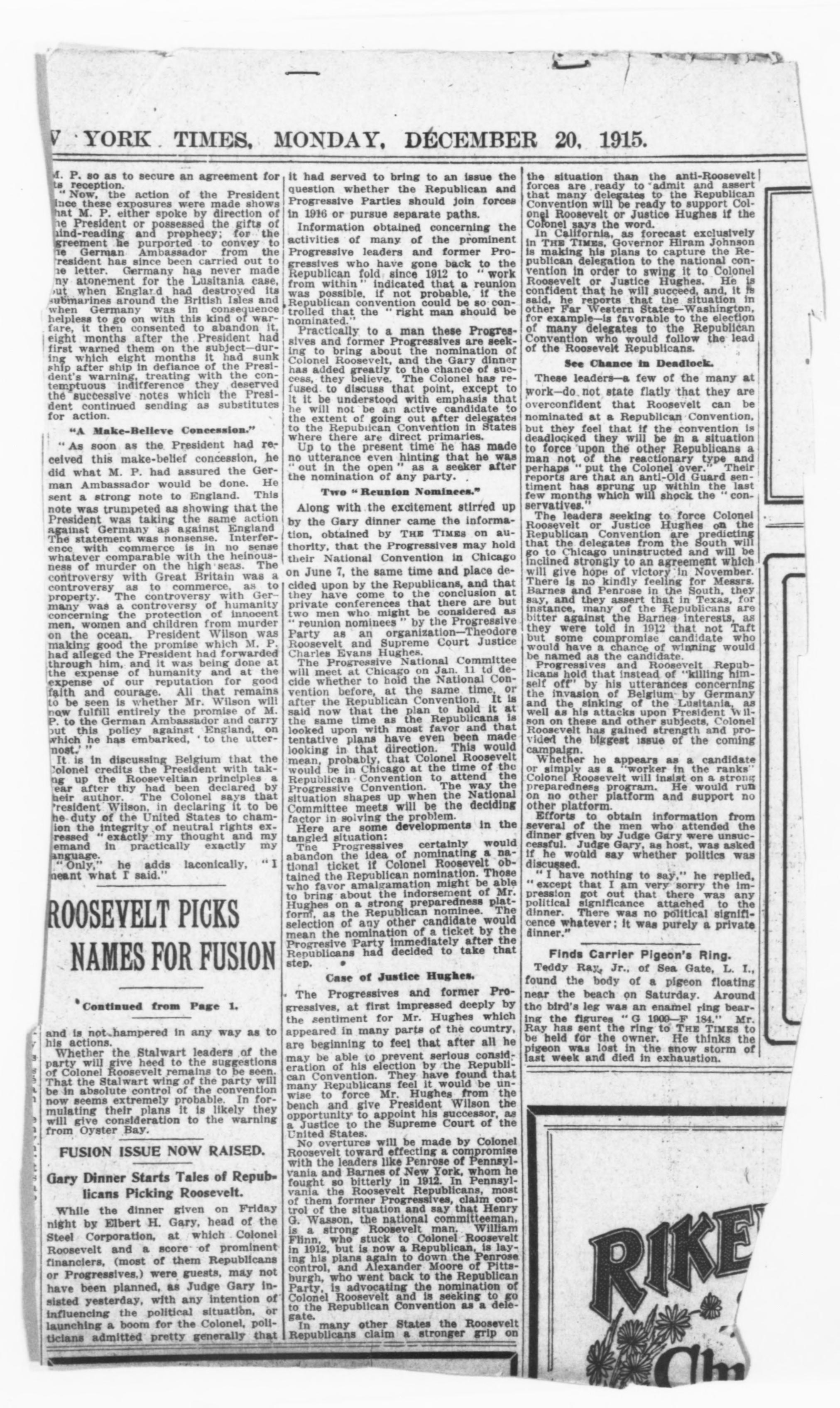 Scanned image of the current content page