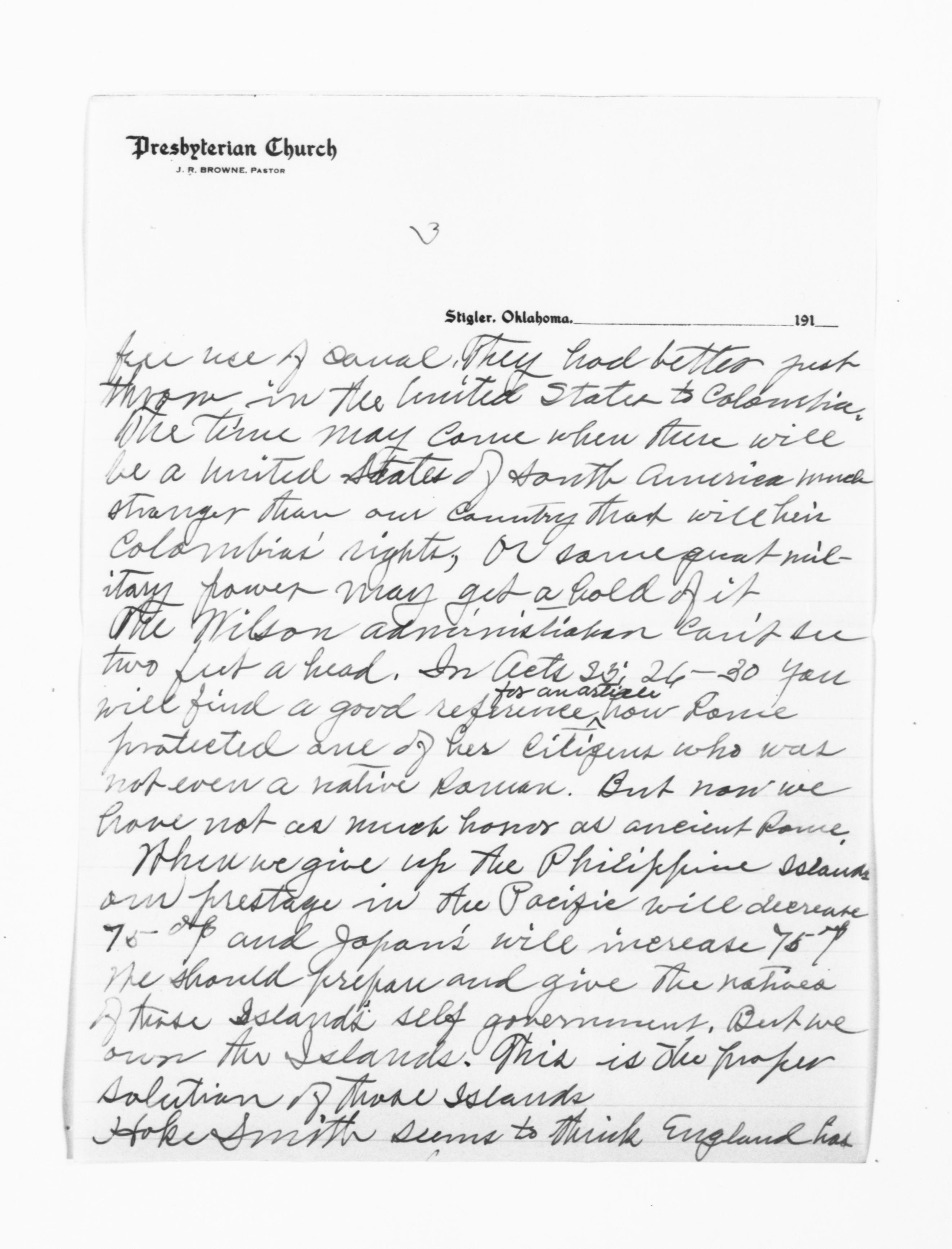 Scanned image of the current content page