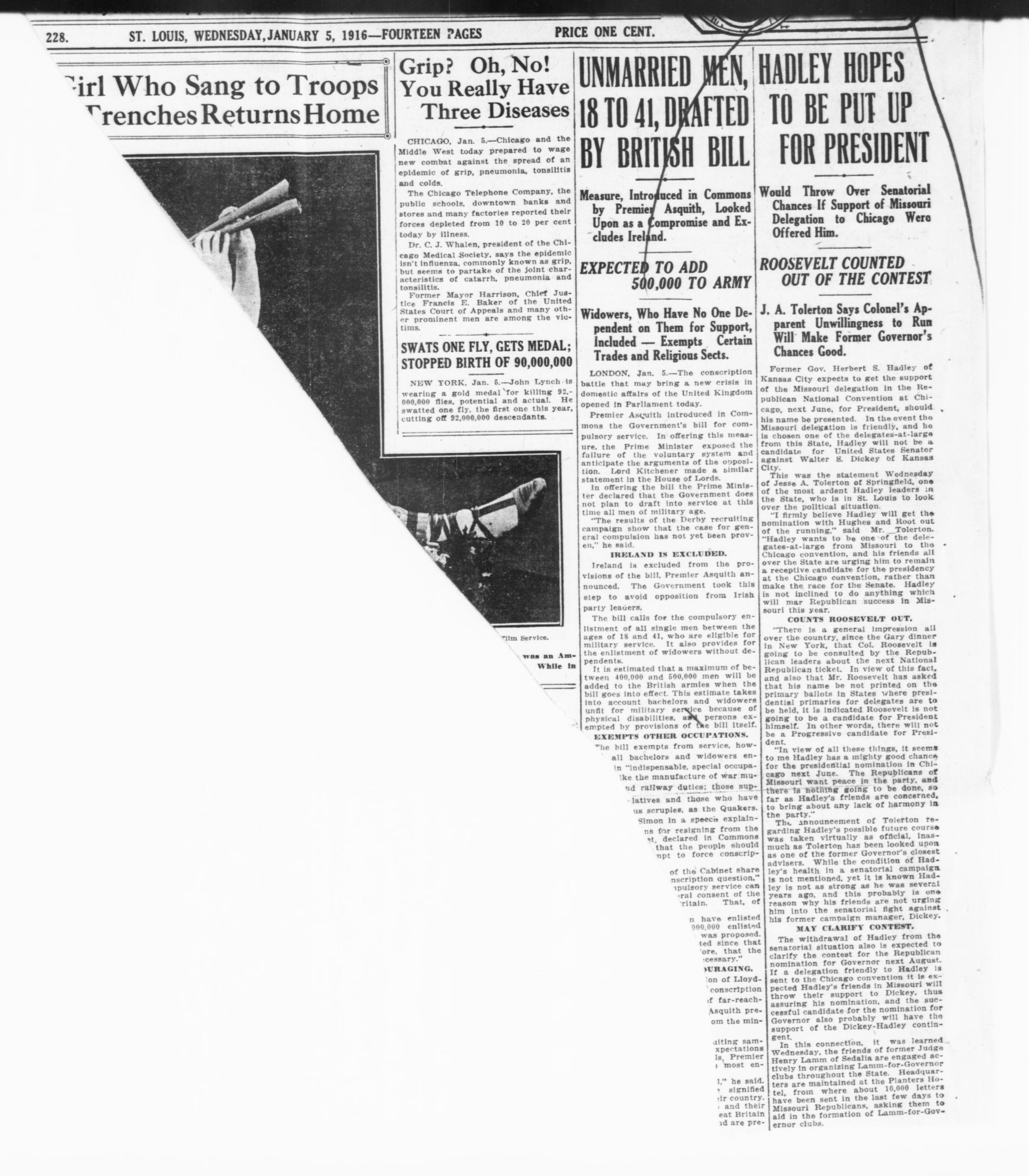 Scanned image of the current content page