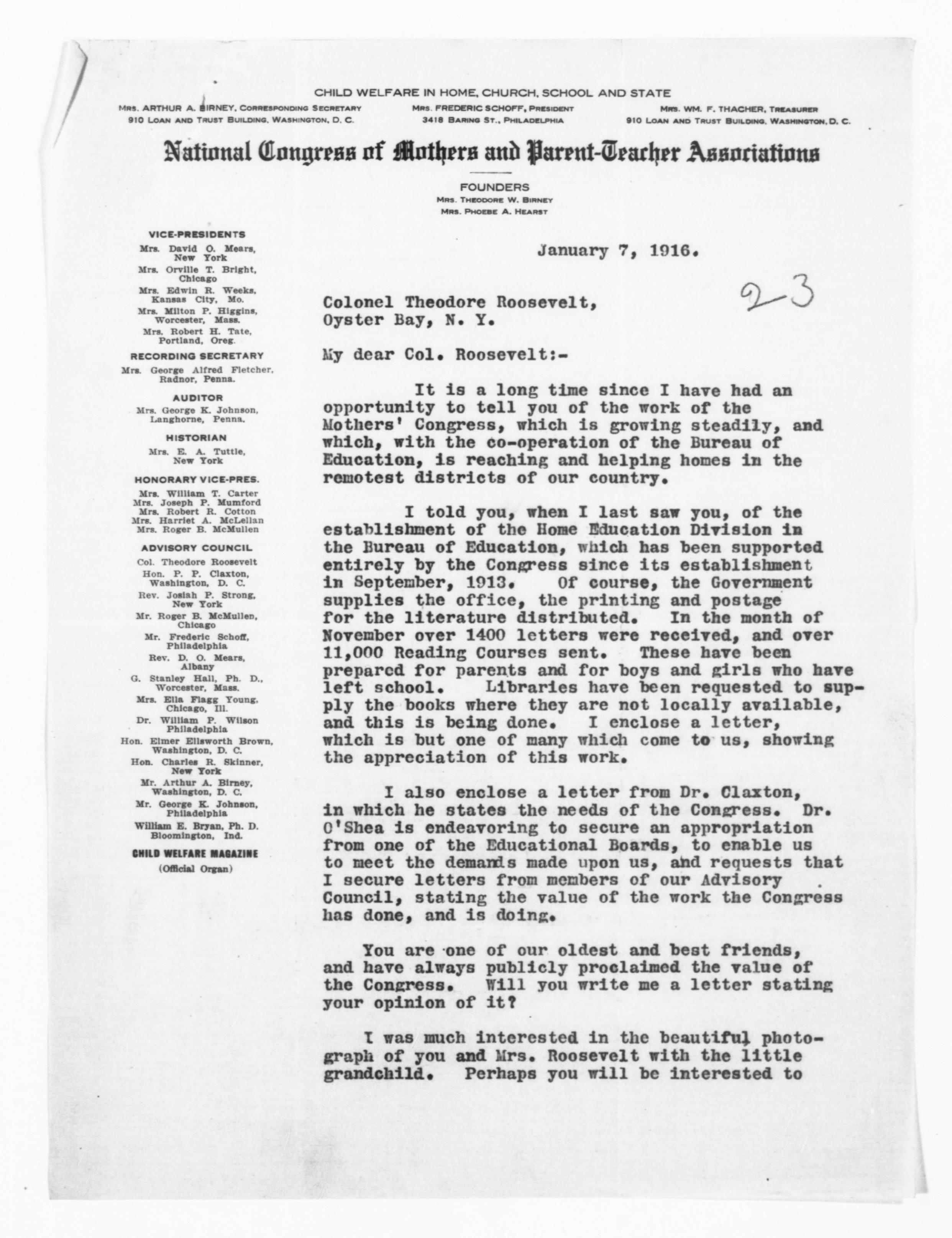 Scanned image of the current content page