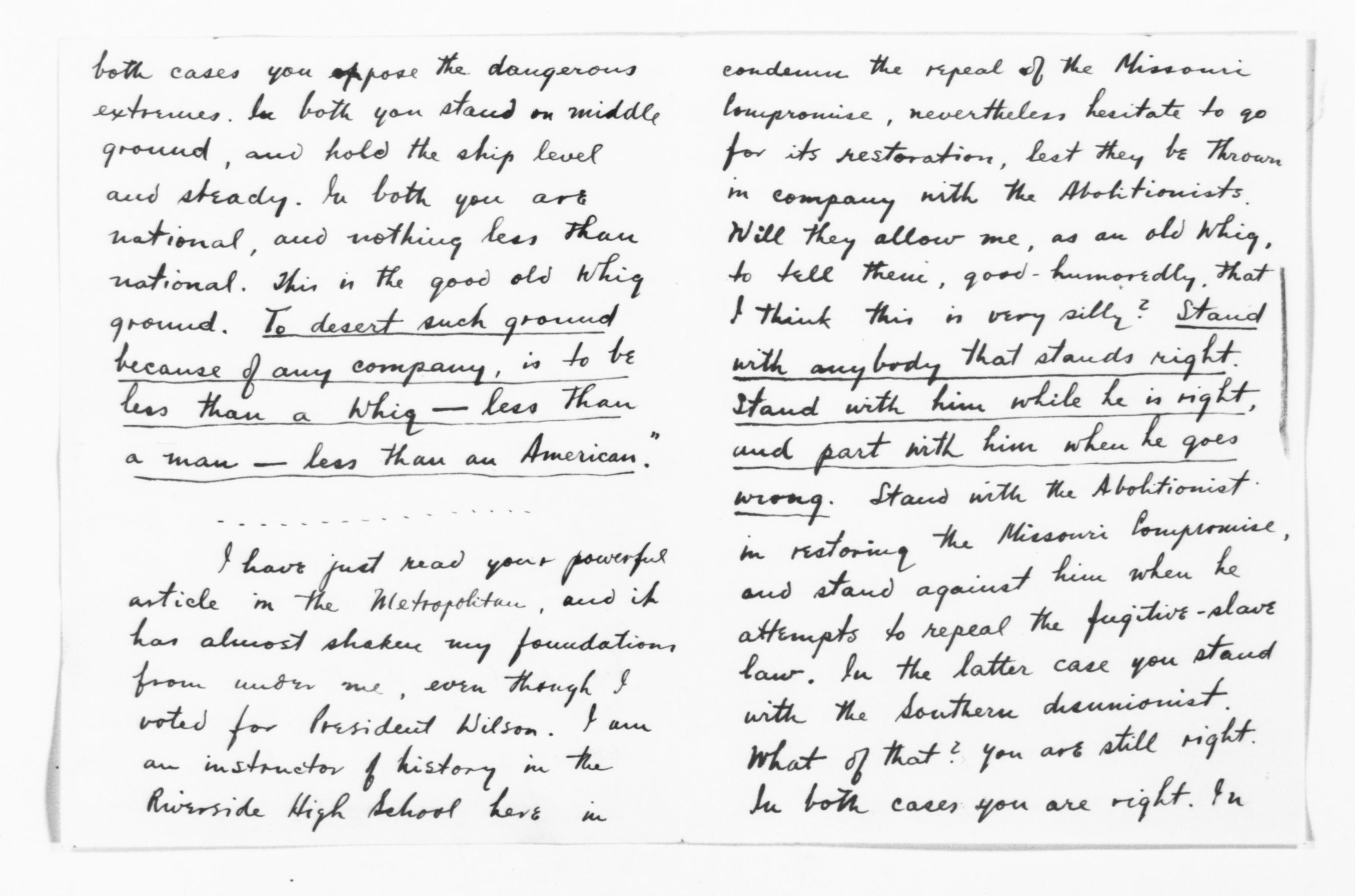 Scanned image of the current content page