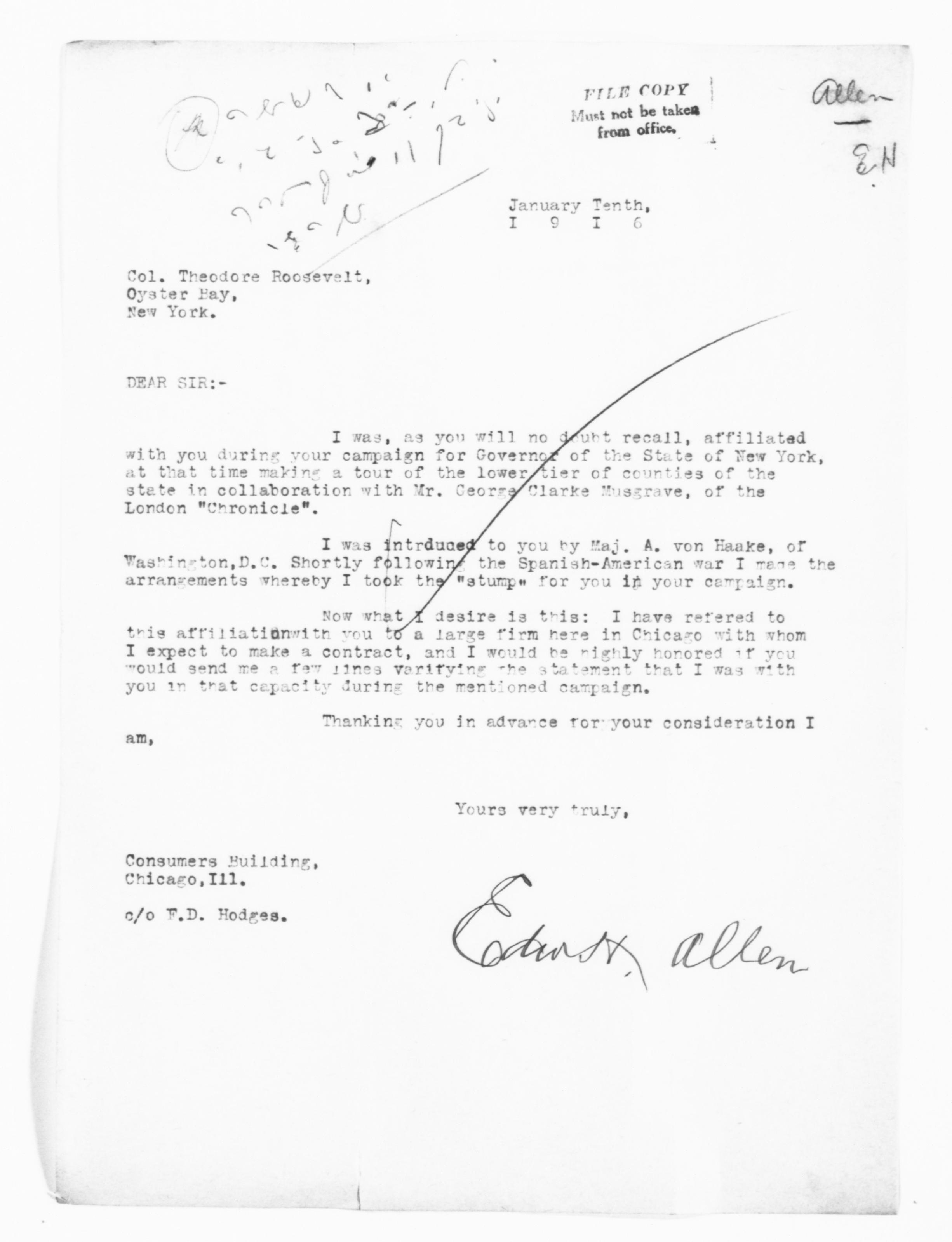 Scanned image of the current content page