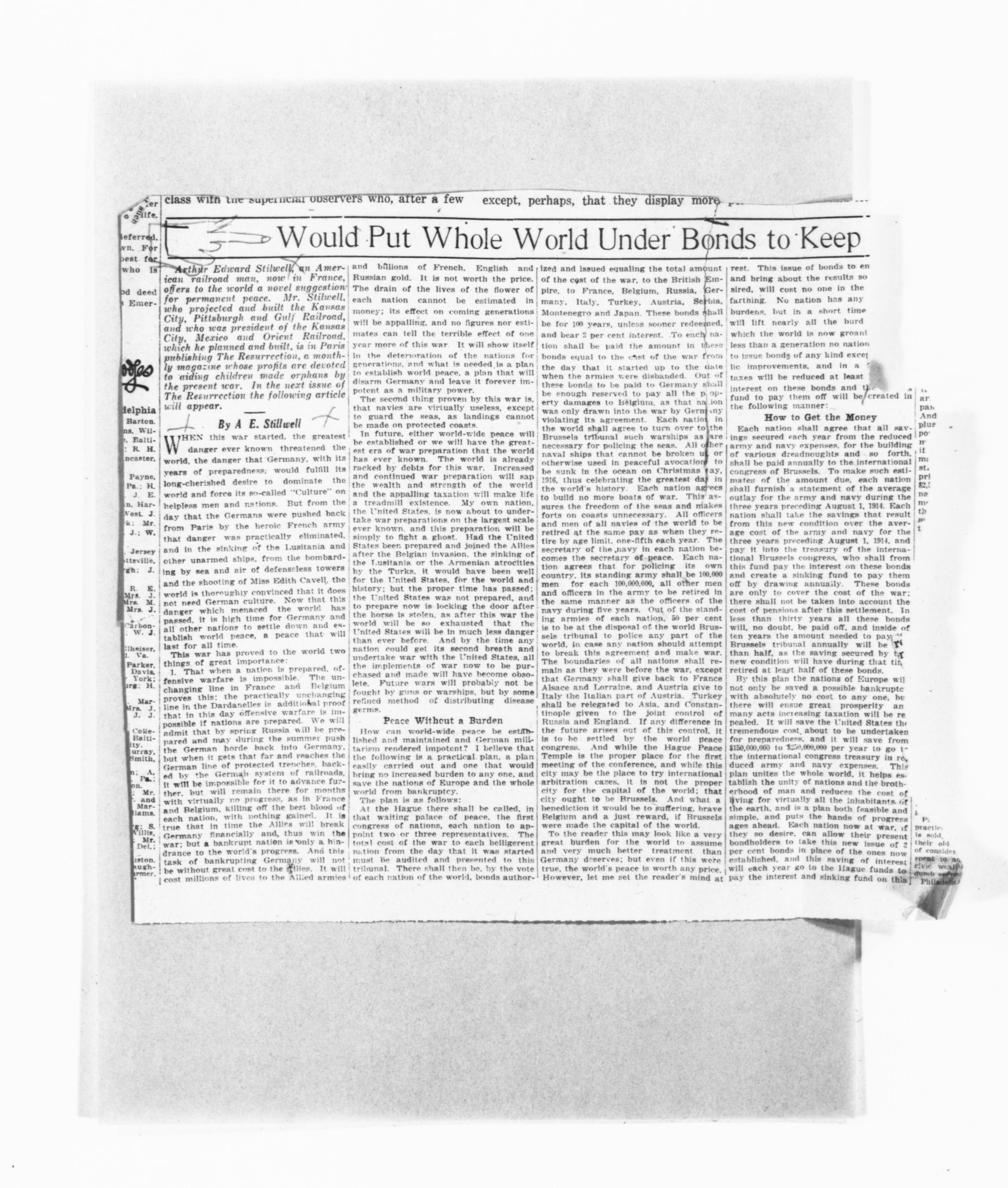 Scanned image of the current content page