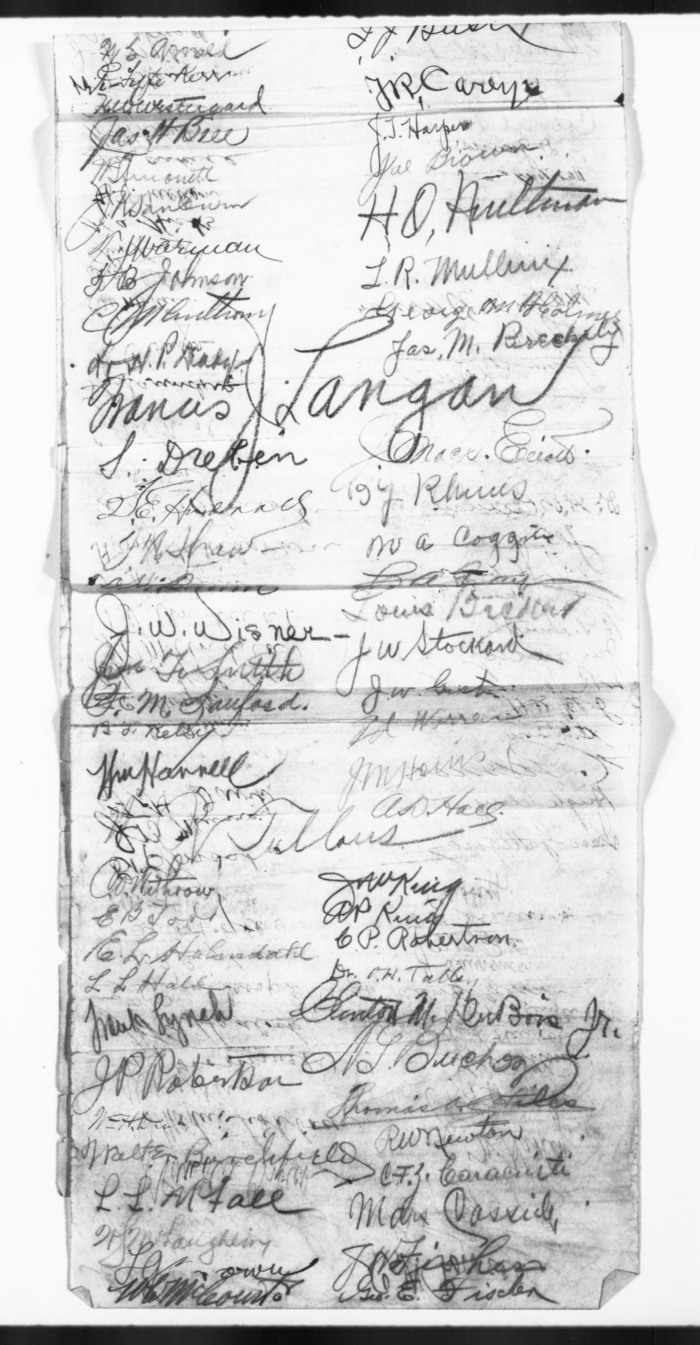 Scanned image of the current content page