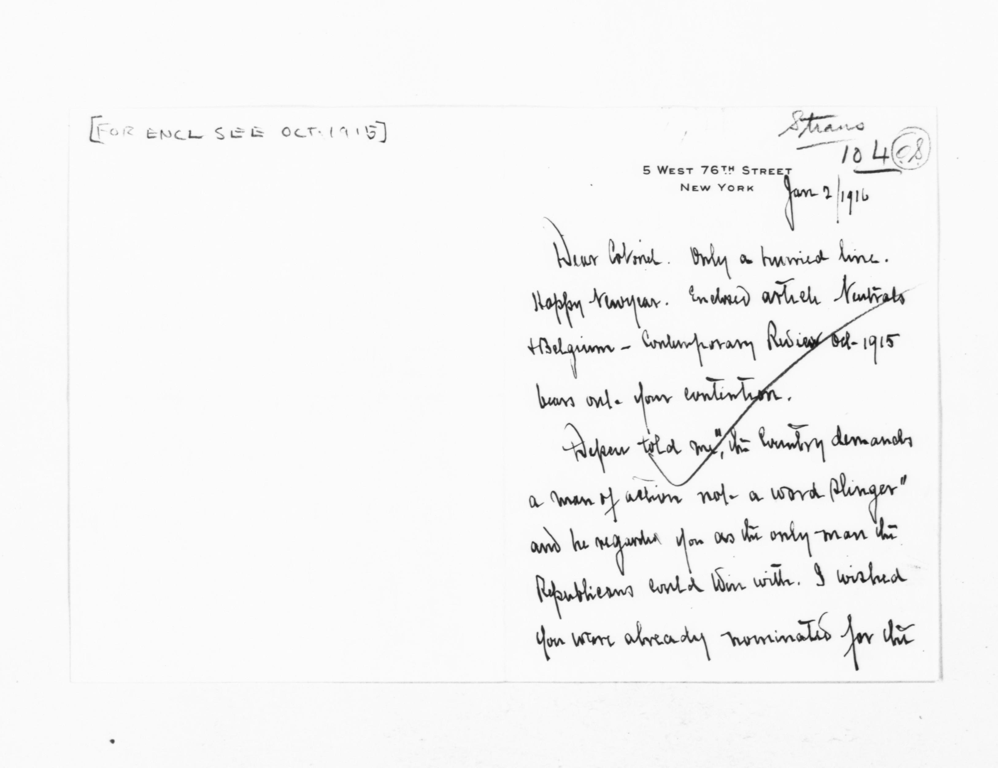 Scanned image of the current content page