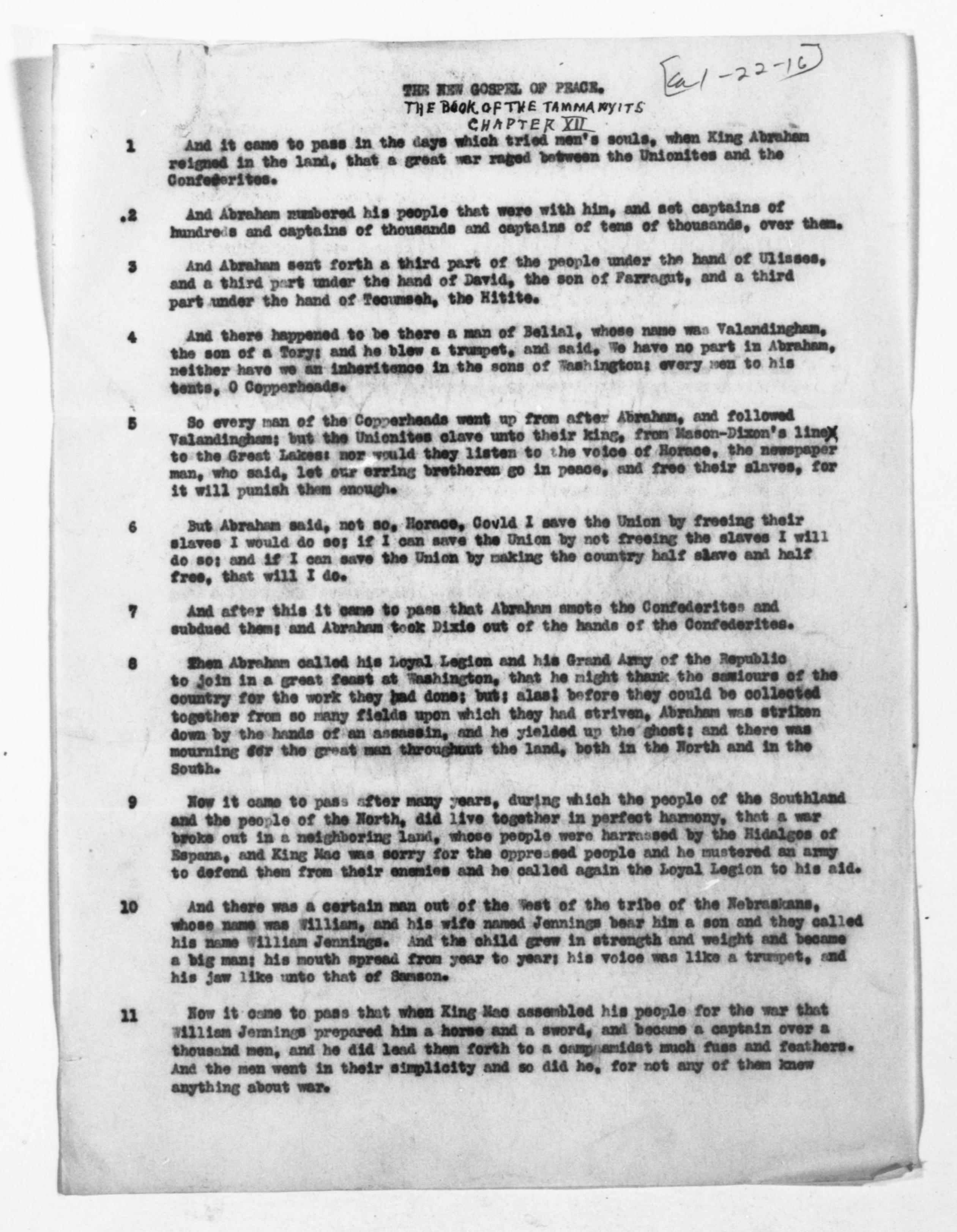 Scanned image of the current content page