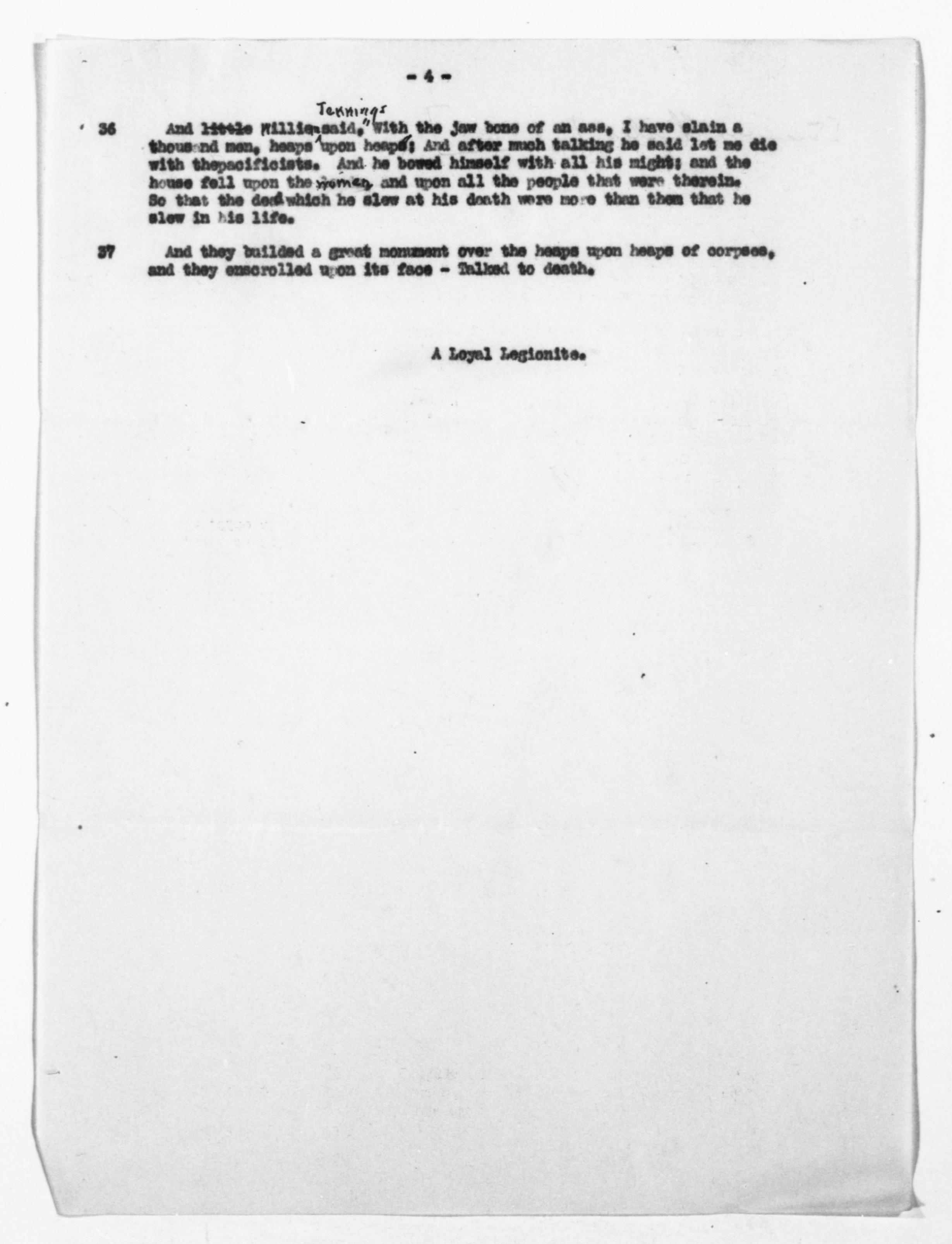 Scanned image of the current content page