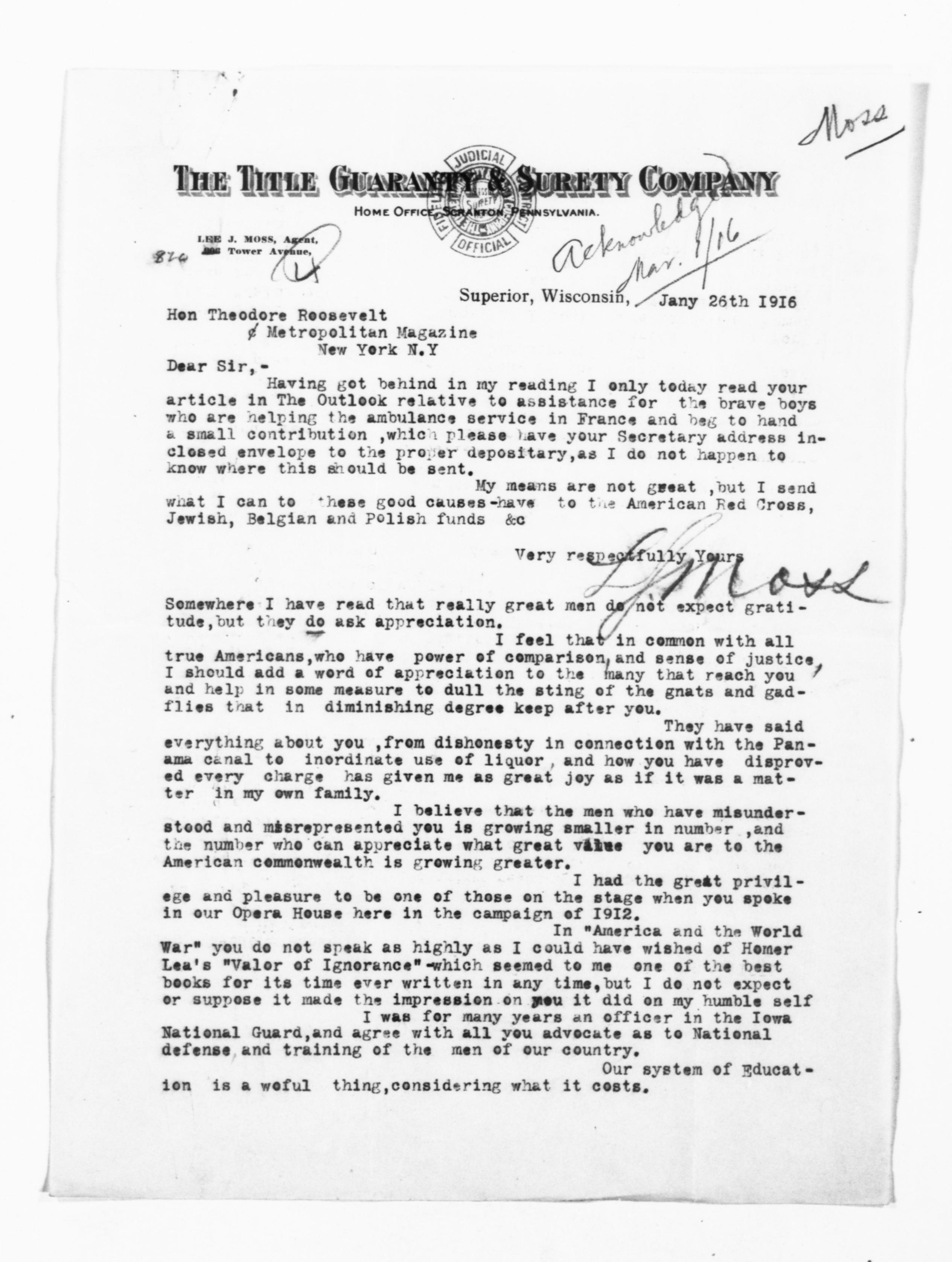 Scanned image of the current content page