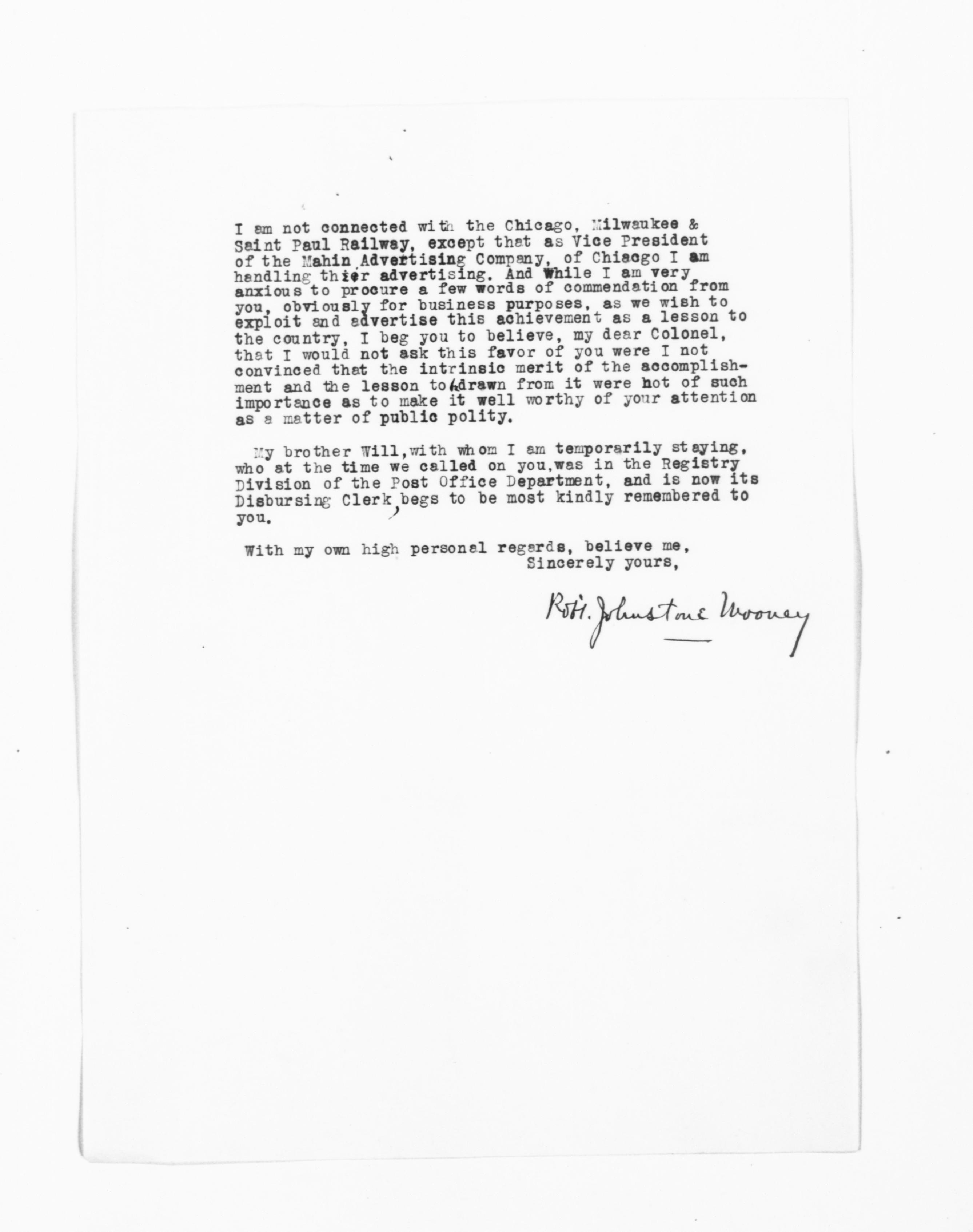 Scanned image of the current content page