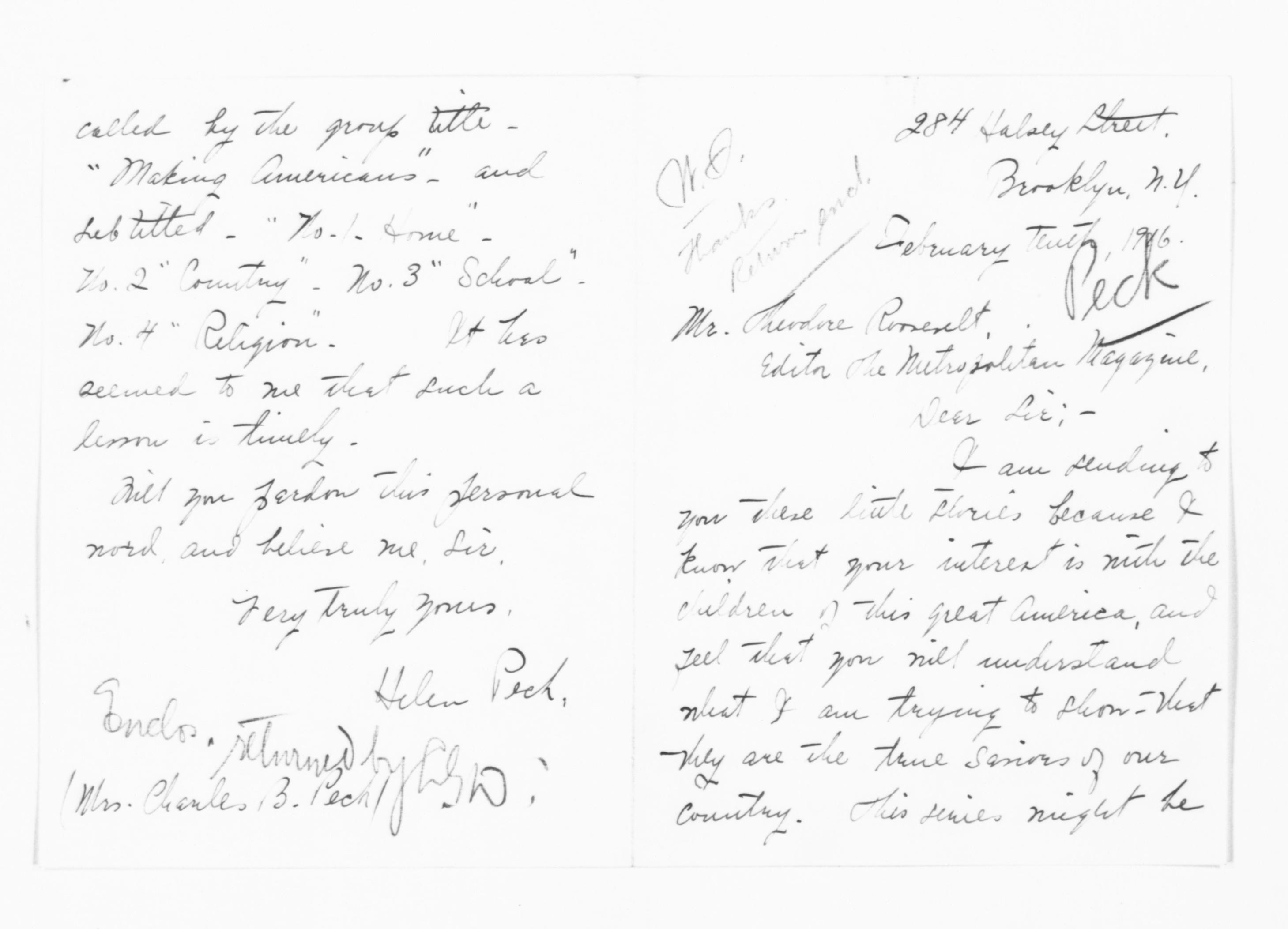 Scanned image of the current content page