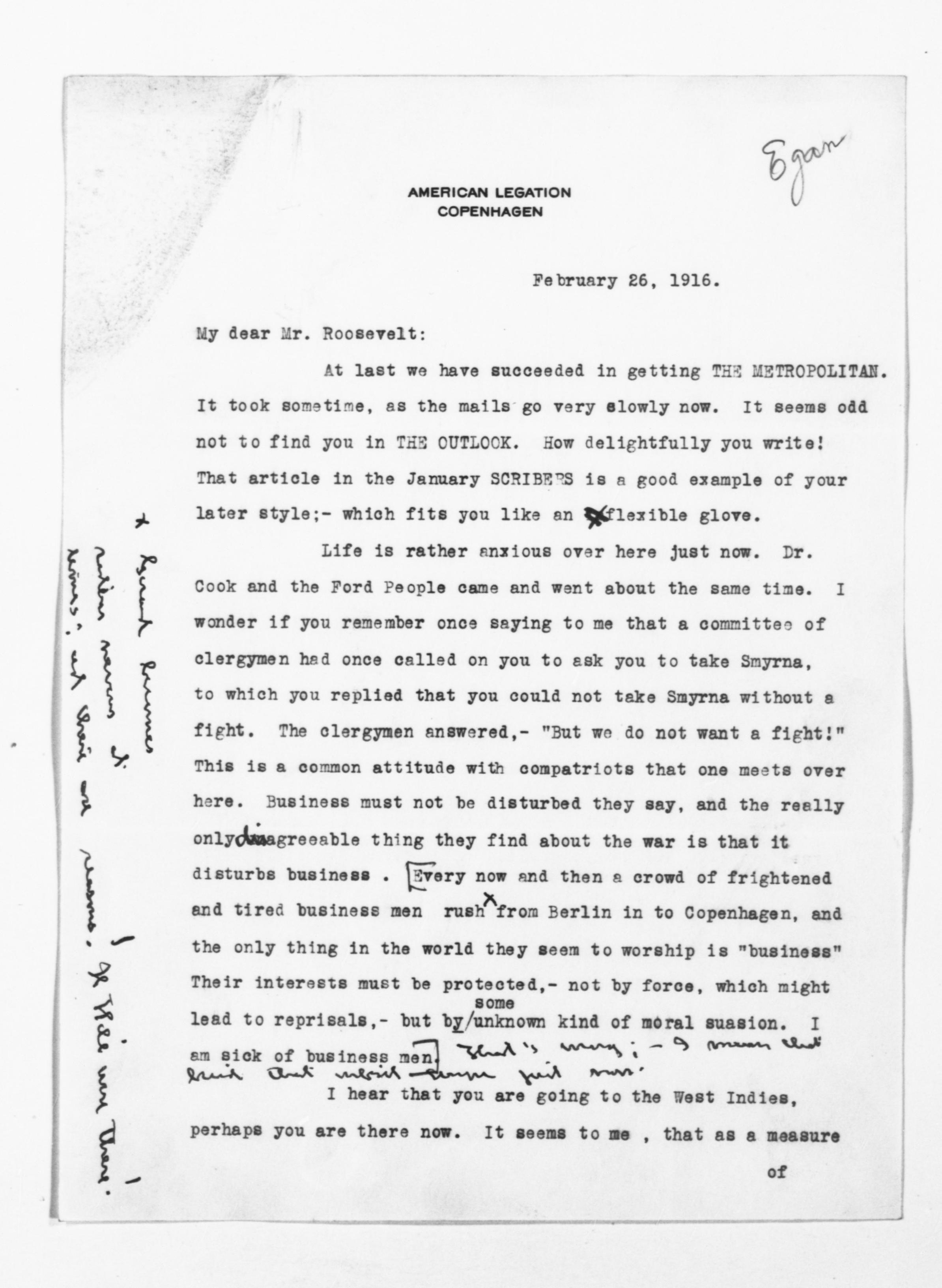 Scanned image of the current content page