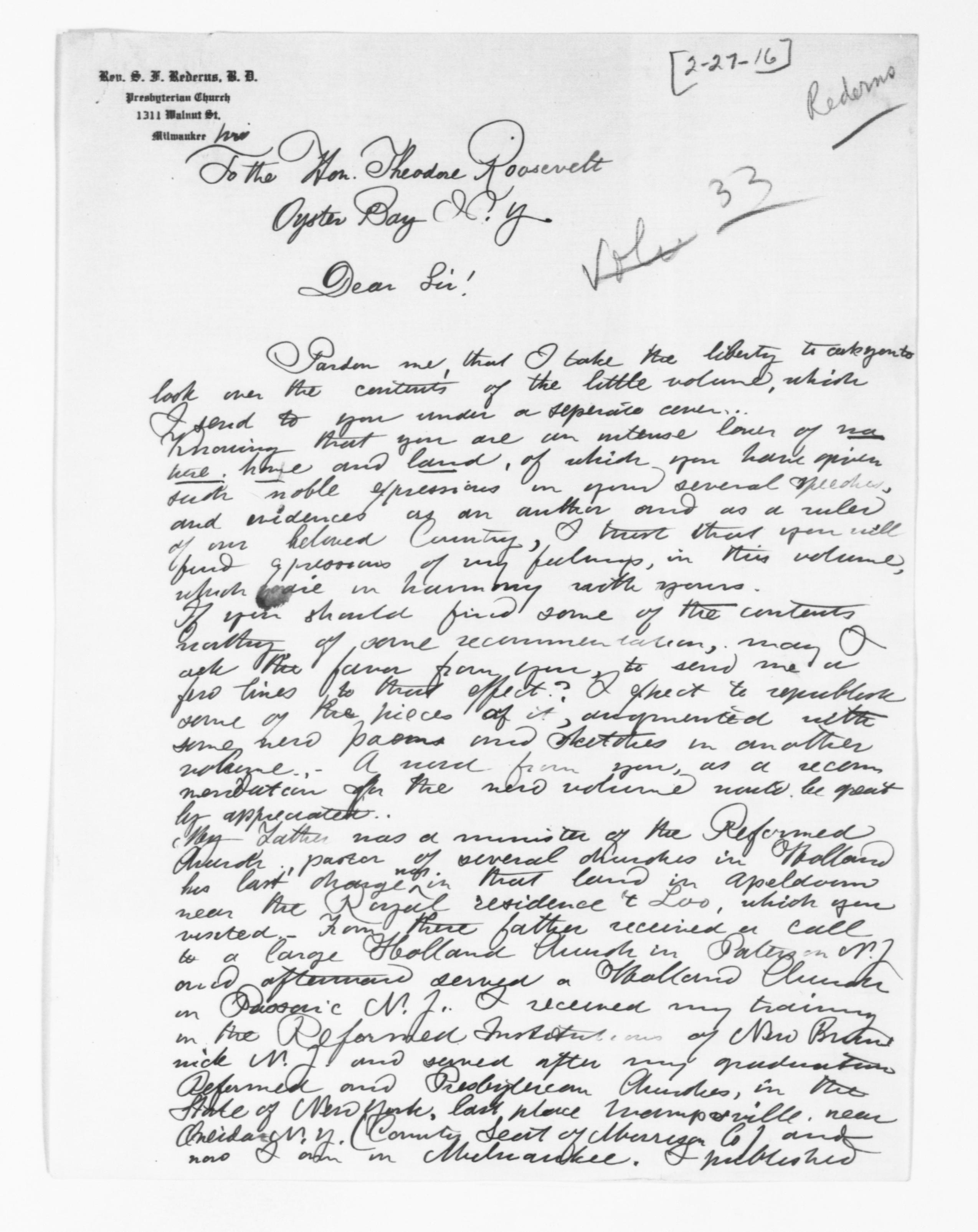 Scanned image of the current content page