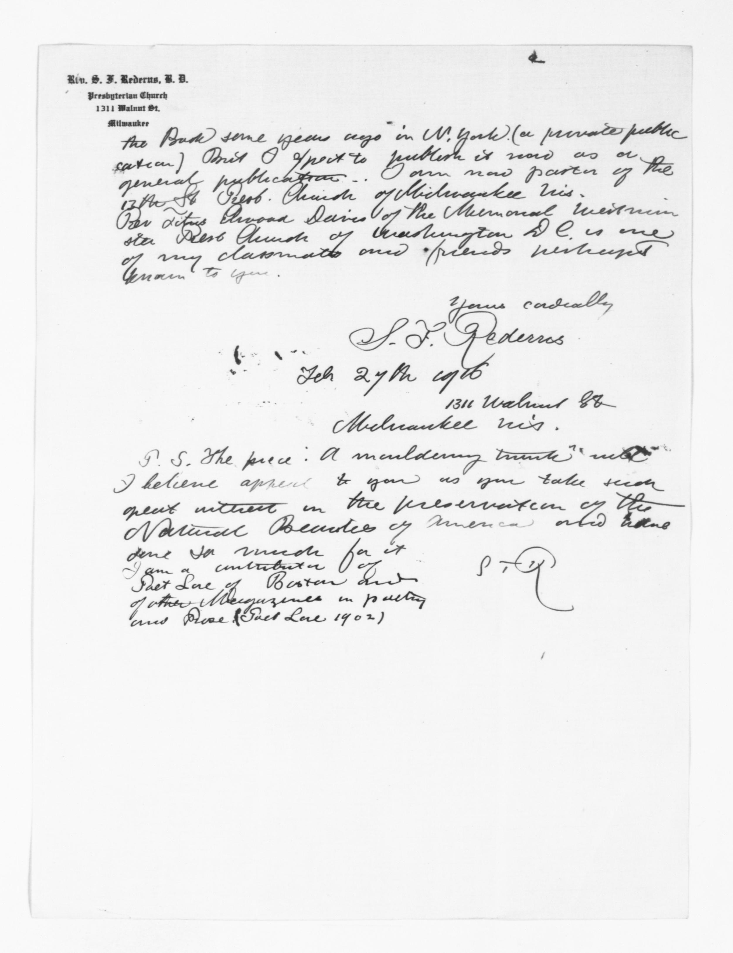 Scanned image of the current content page