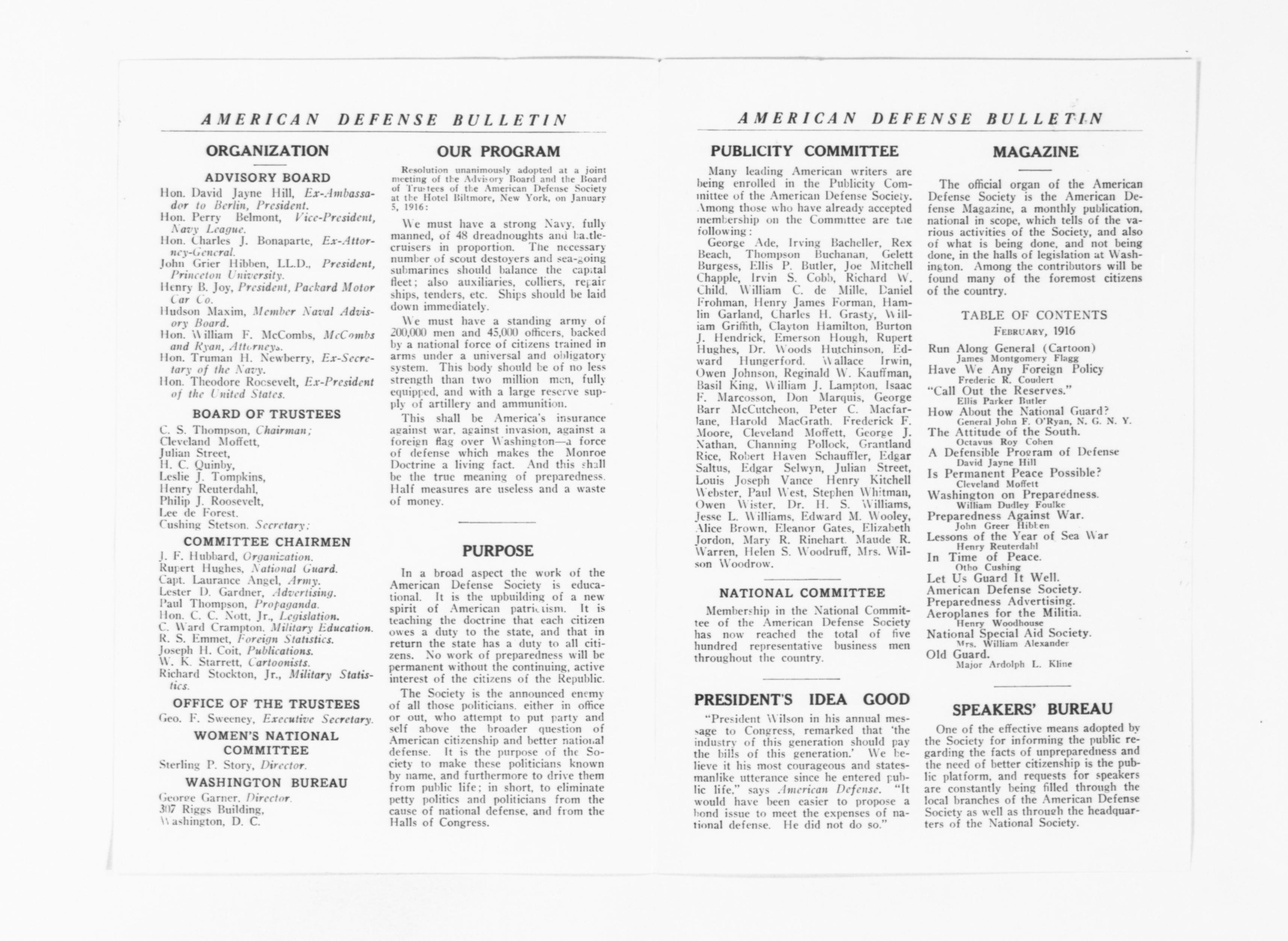 Scanned image of the current content page