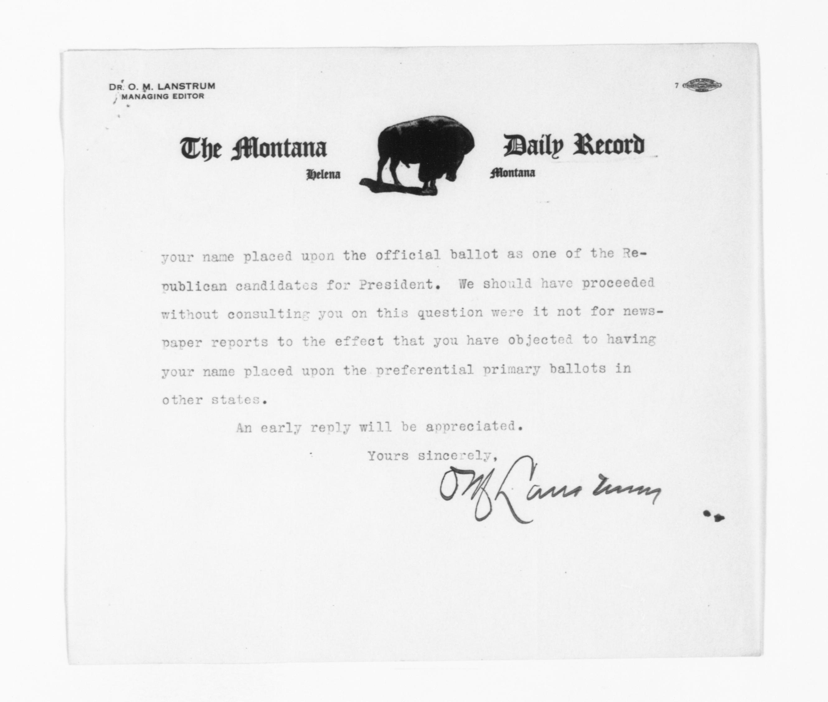 Scanned image of the current content page