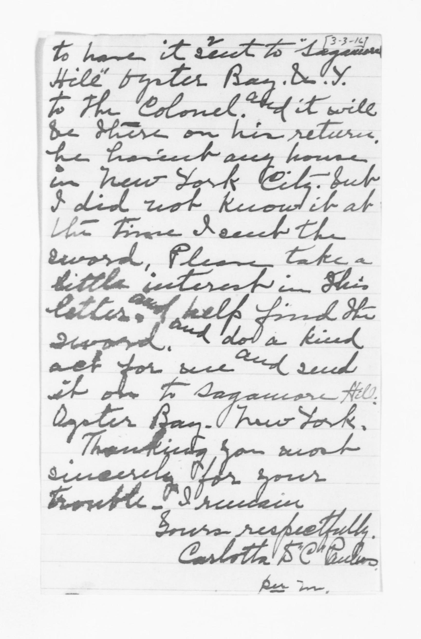 Scanned image of the current content page