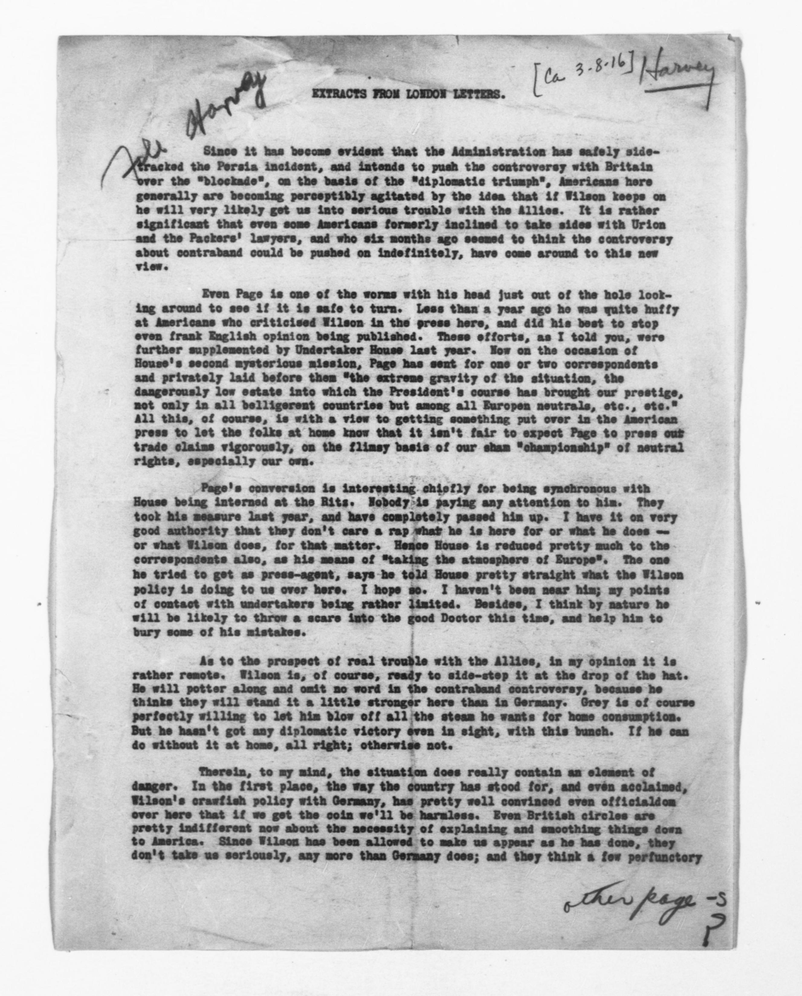 Scanned image of the current content page