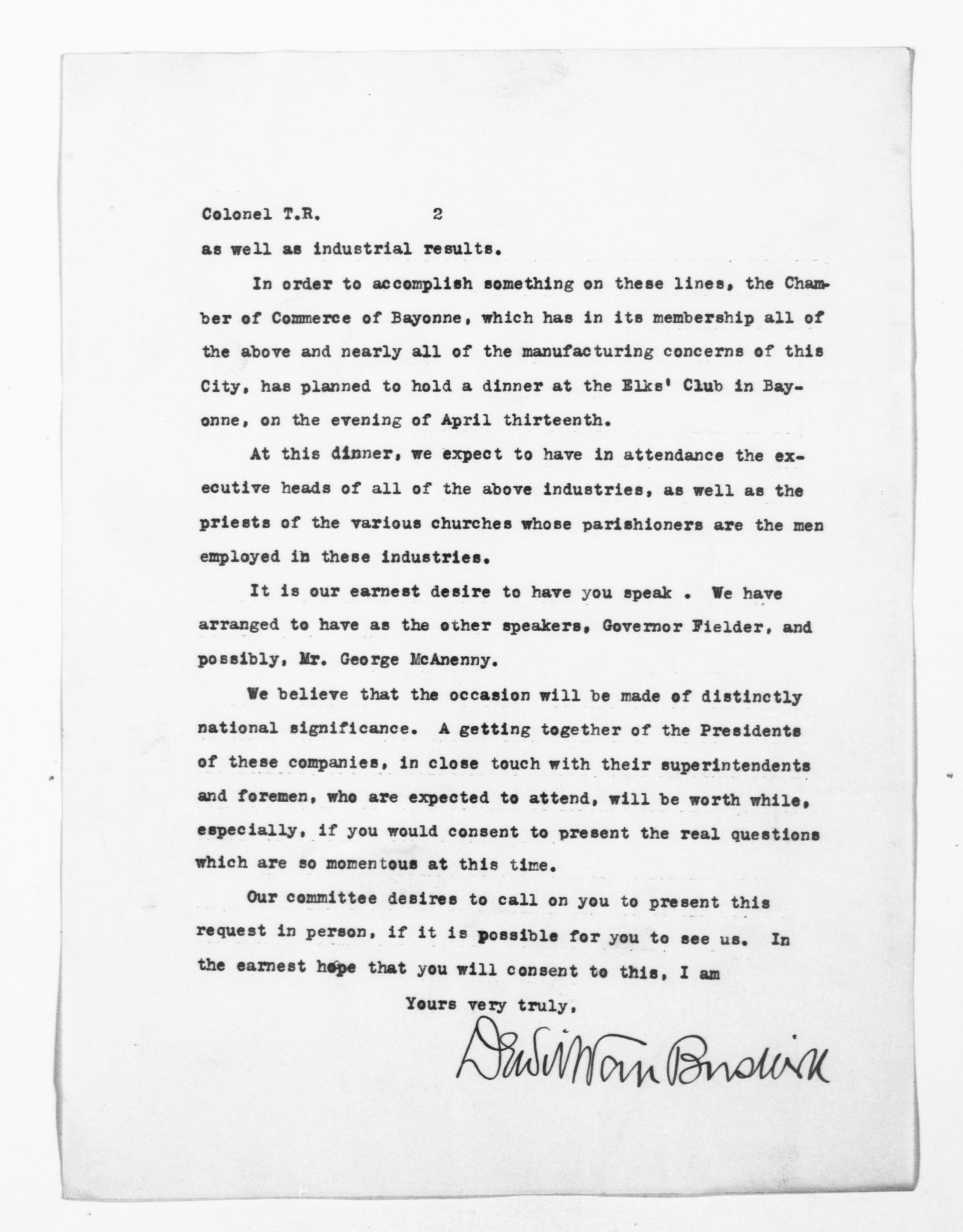 Scanned image of the current content page