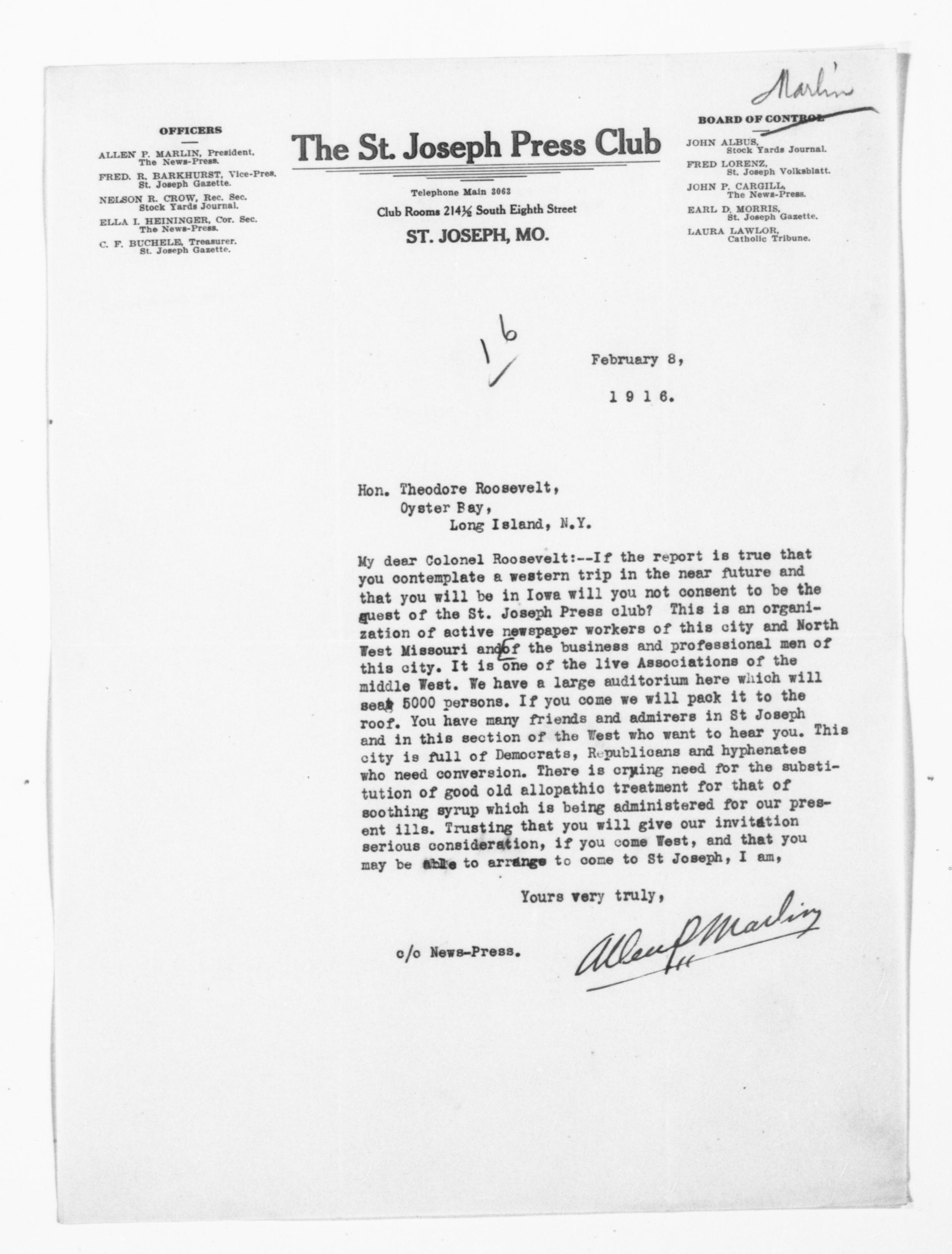 Scanned image of the current content page