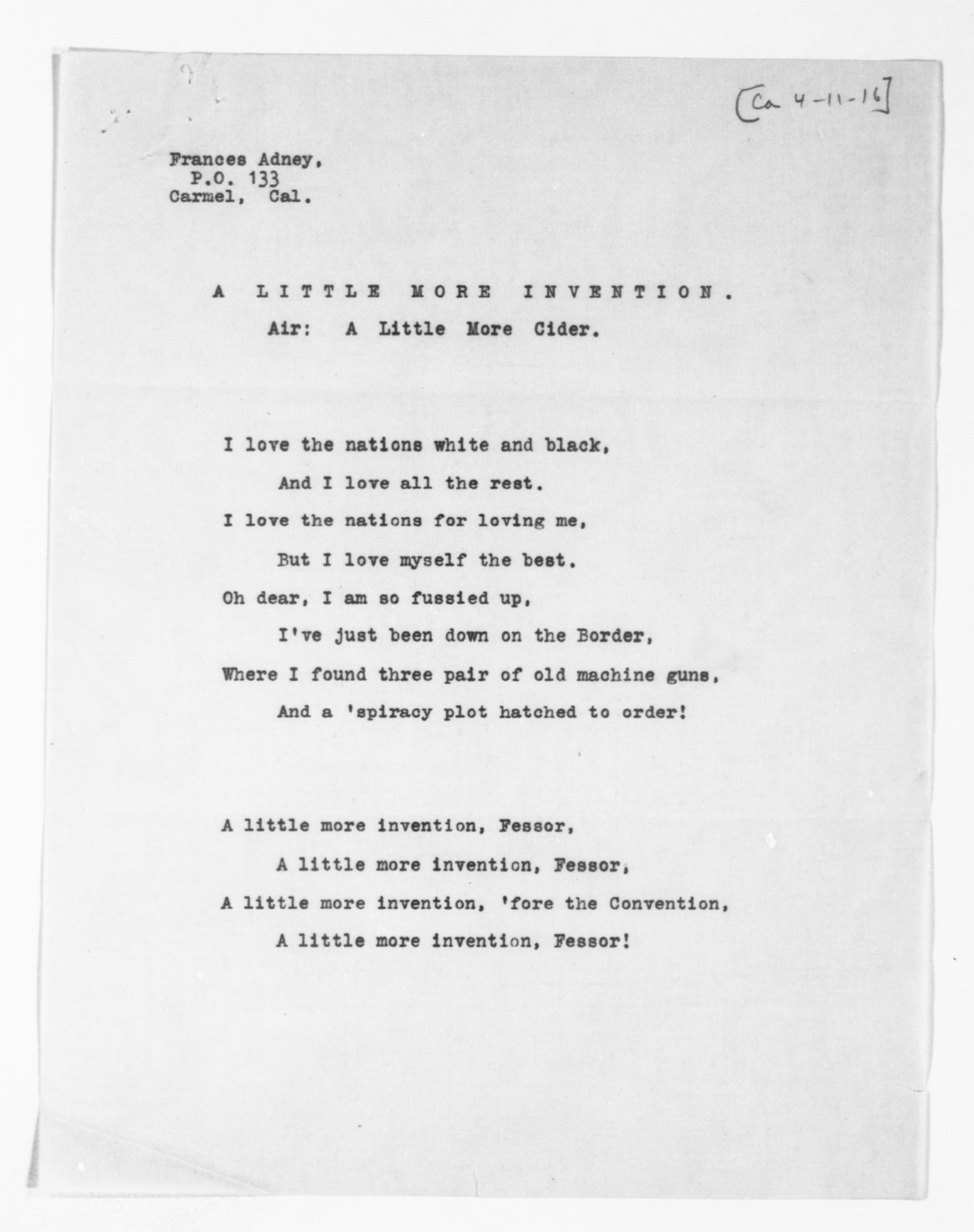 Scanned image of the current content page