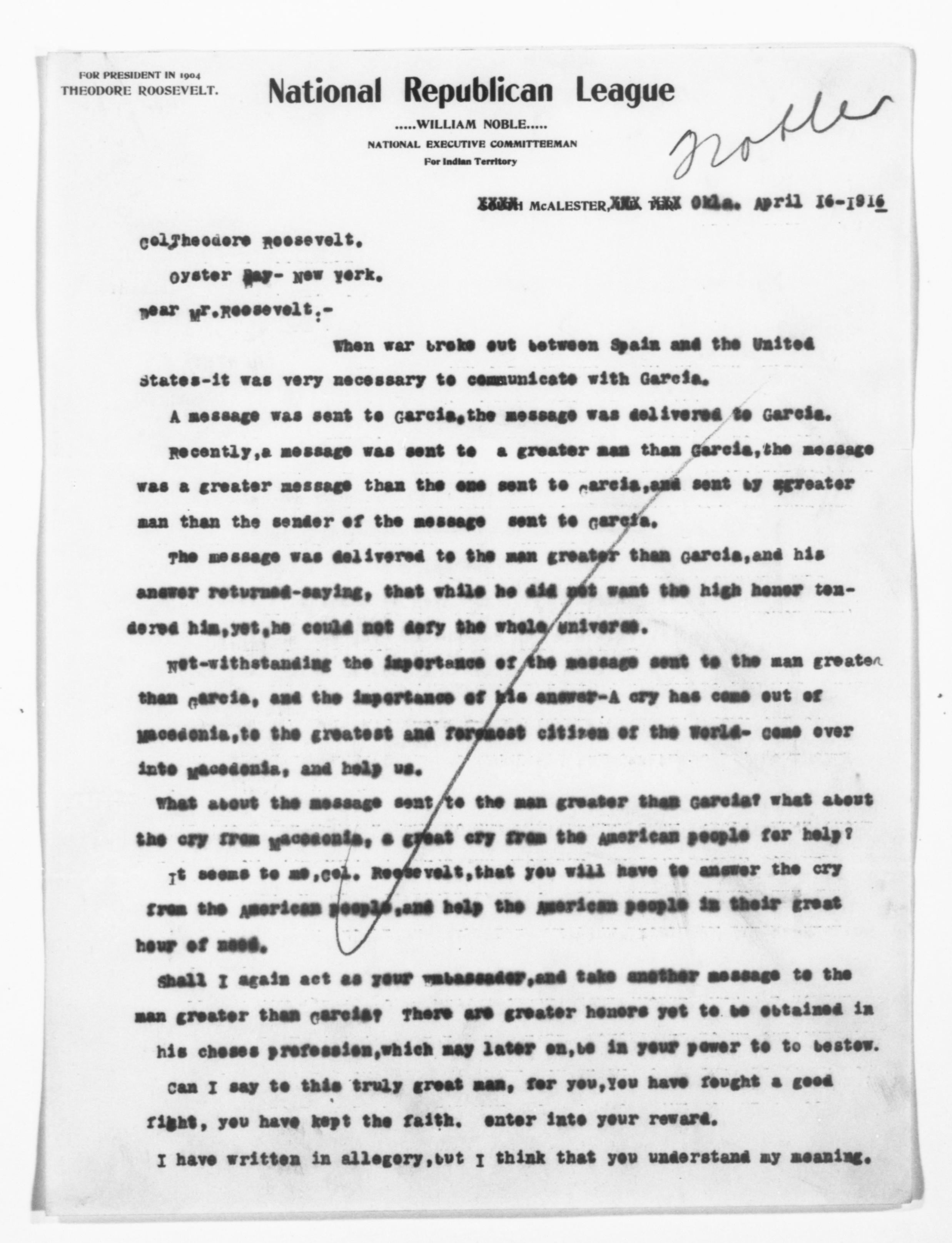 Scanned image of the current content page