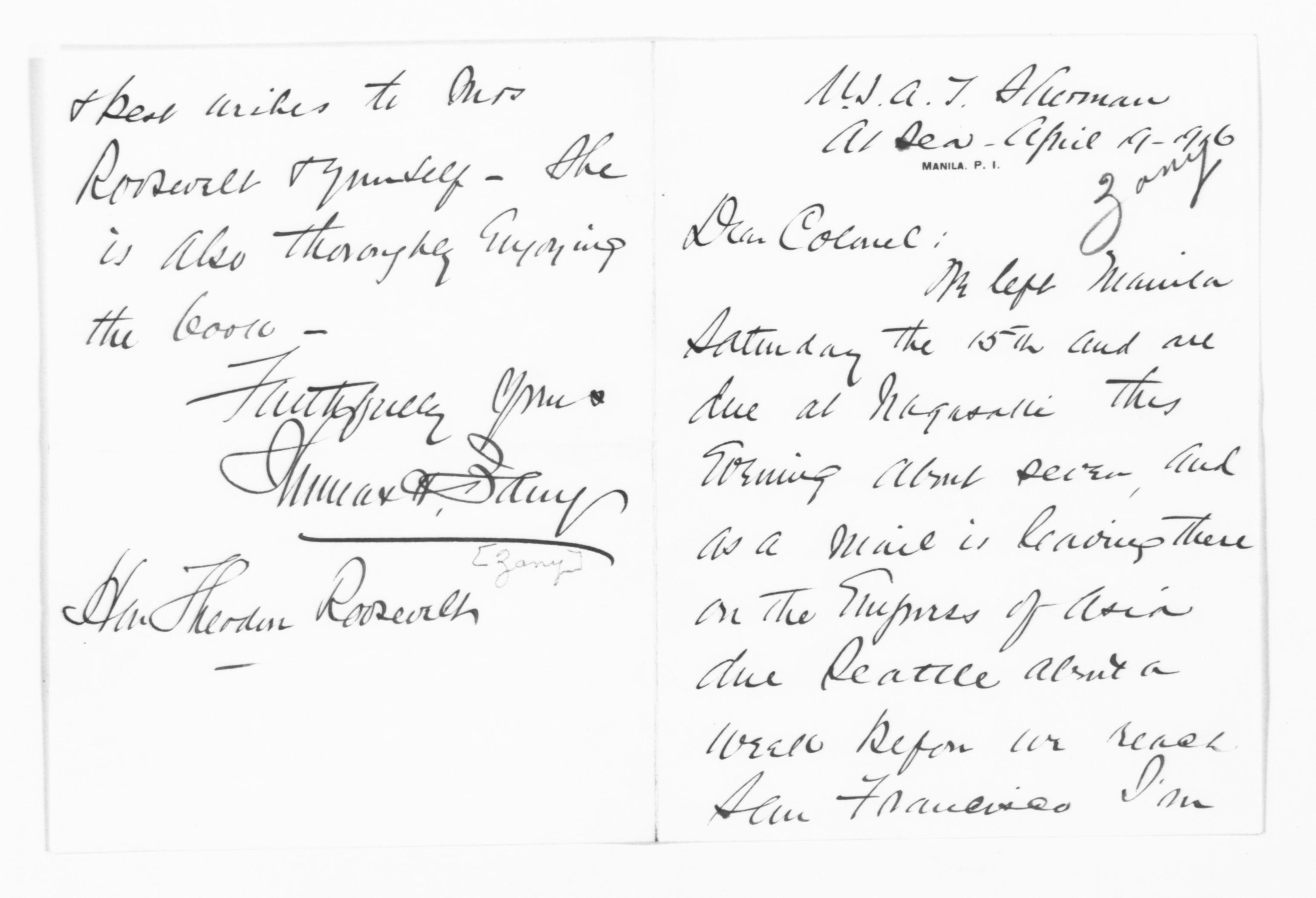 Scanned image of the current content page