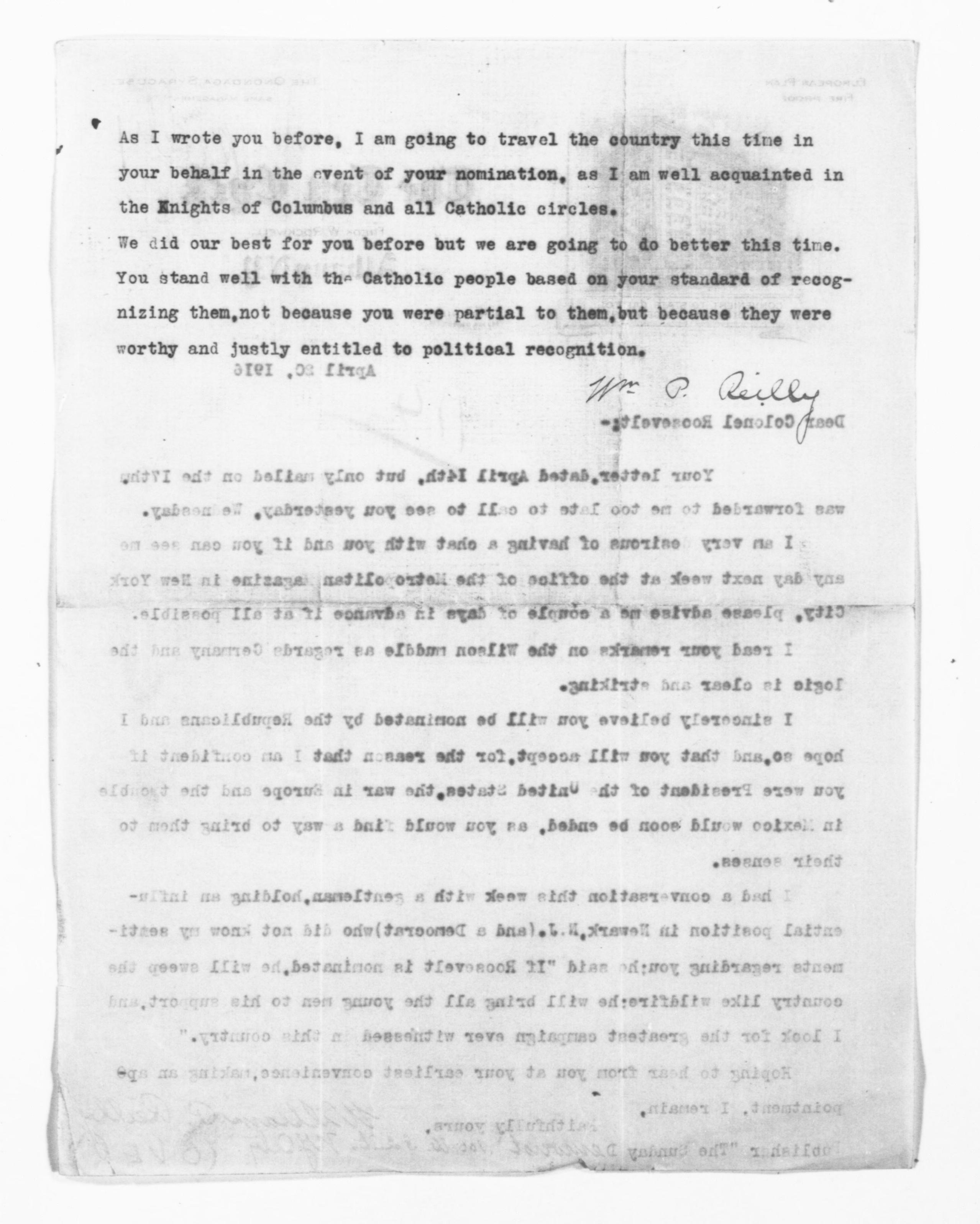 Scanned image of the current content page