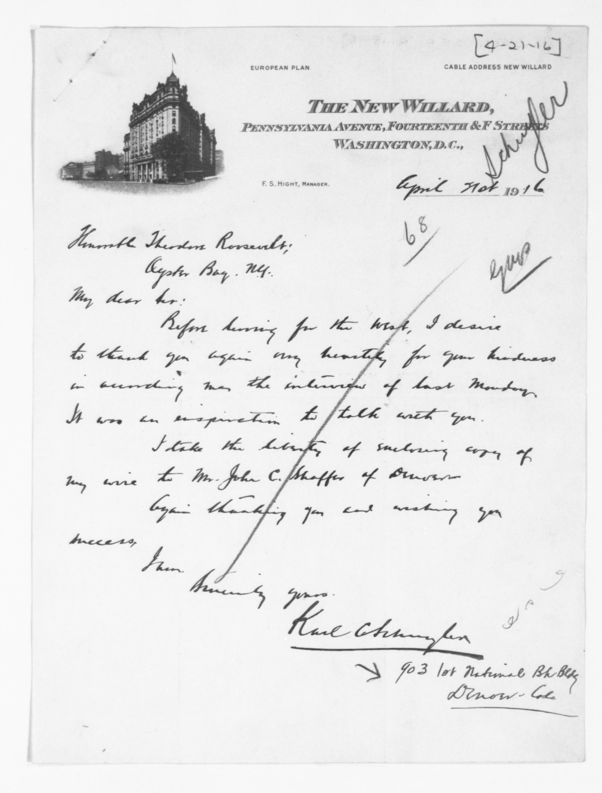 Scanned image of the current content page