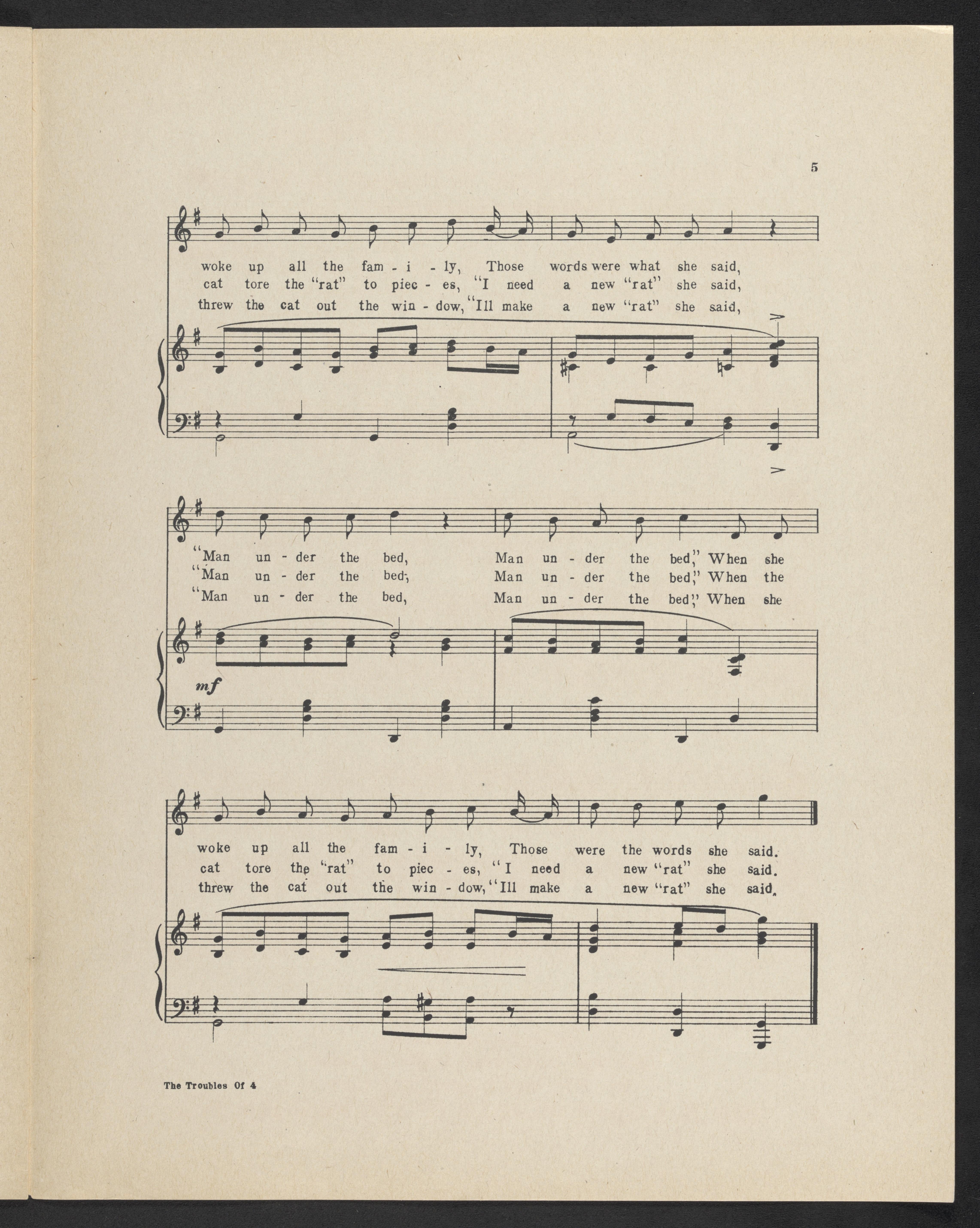 Scanned image of the current content page