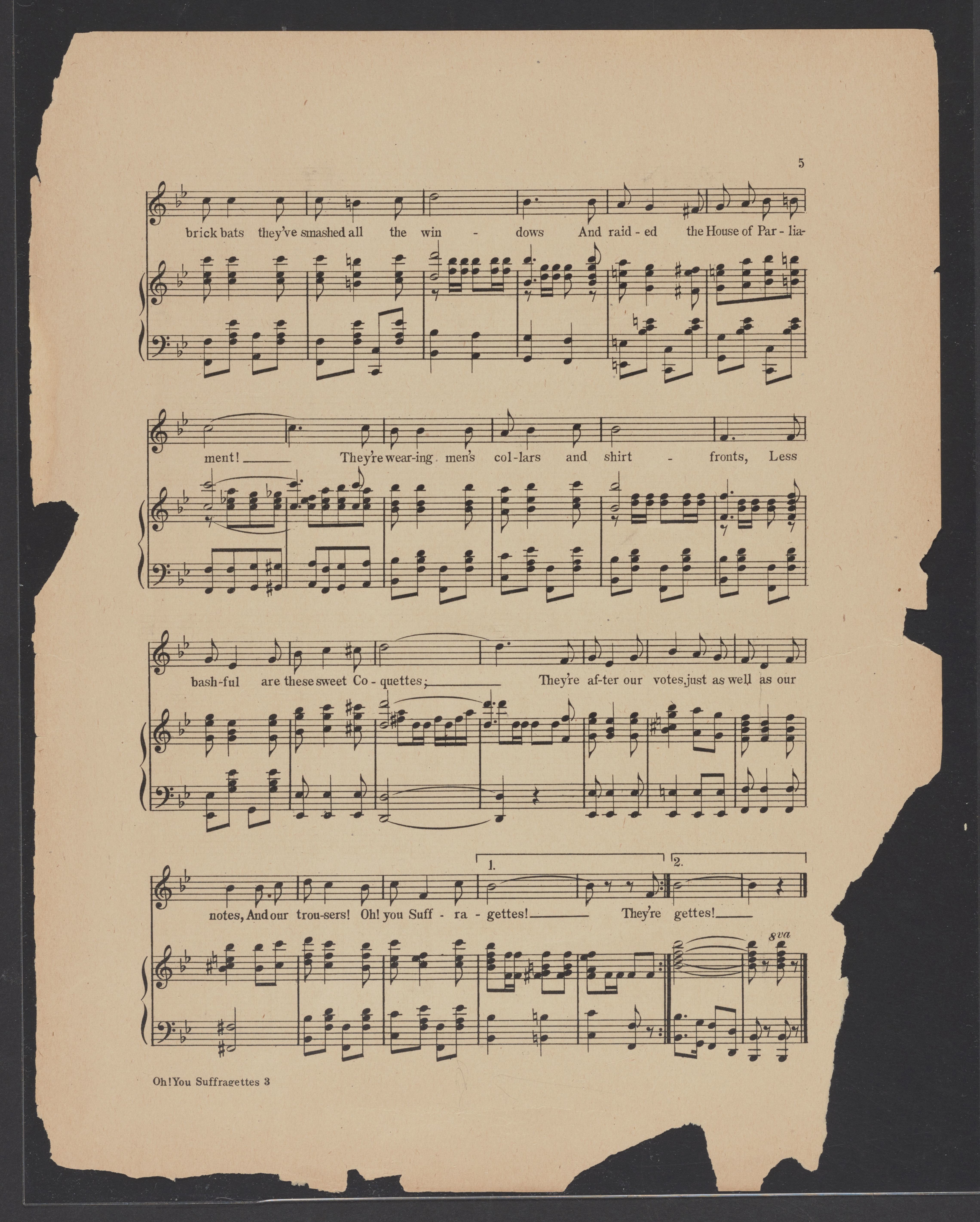 Scanned image of the current content page