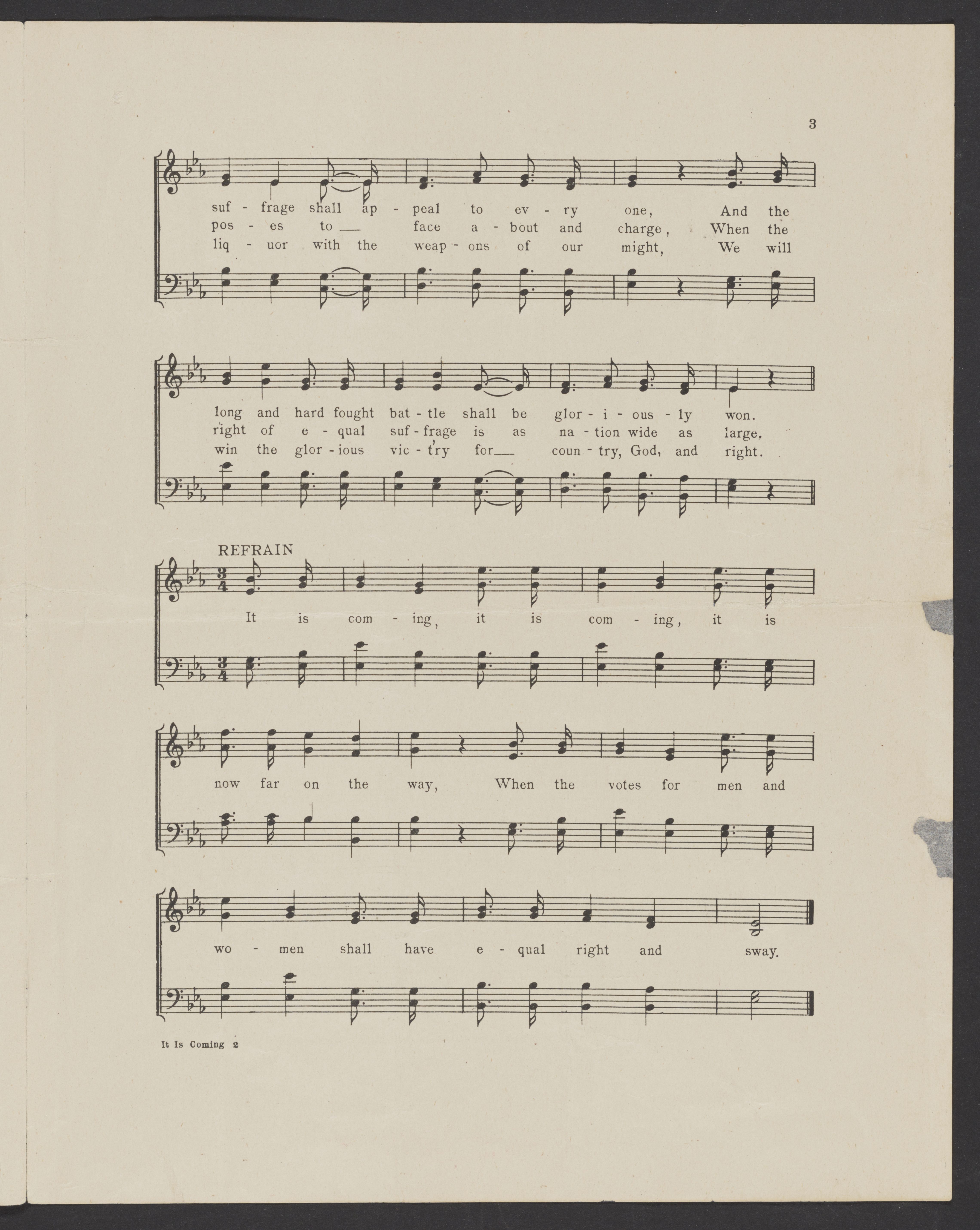 Scanned image of the current content page