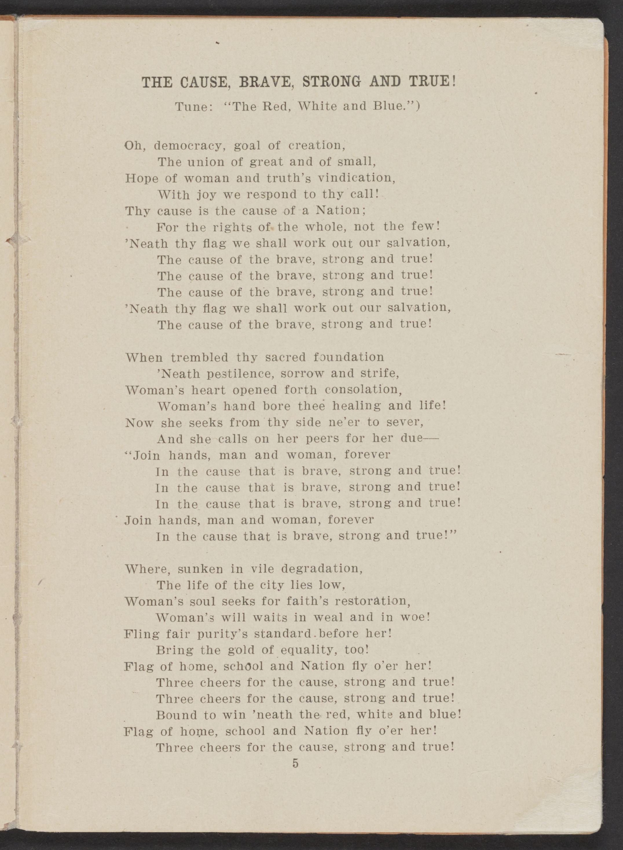 Scanned image of the current content page