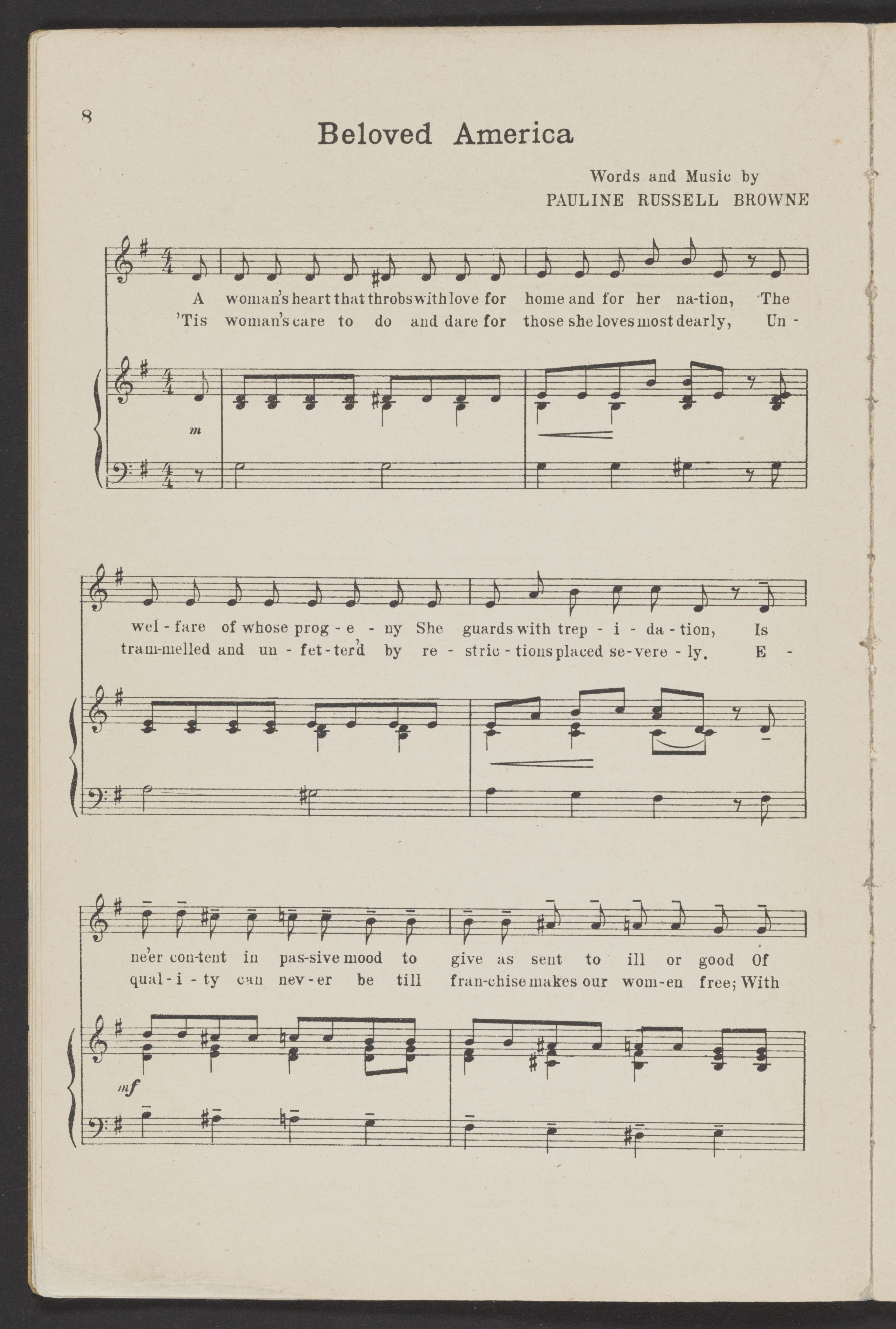 Scanned image of the current content page