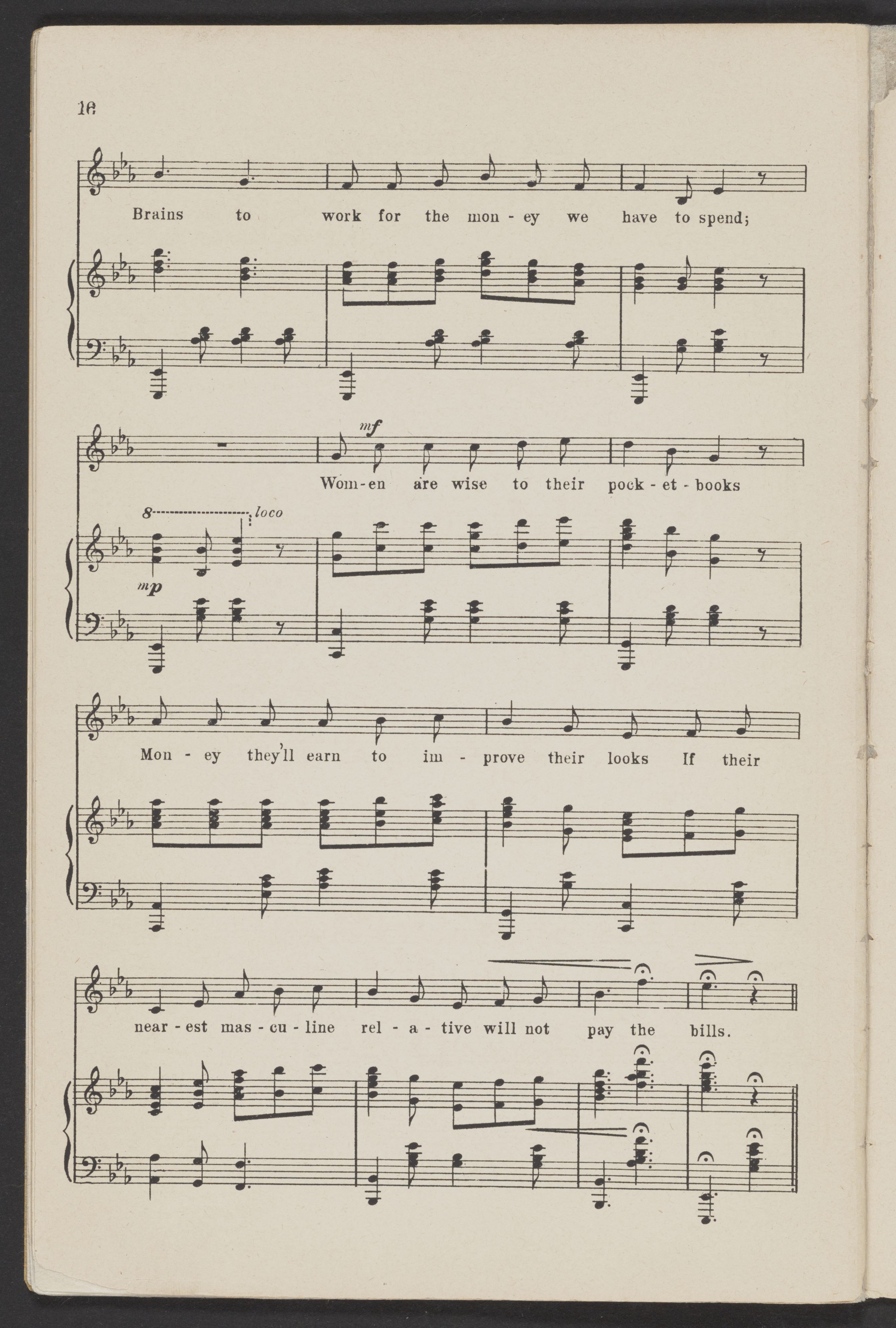 Scanned image of the current content page