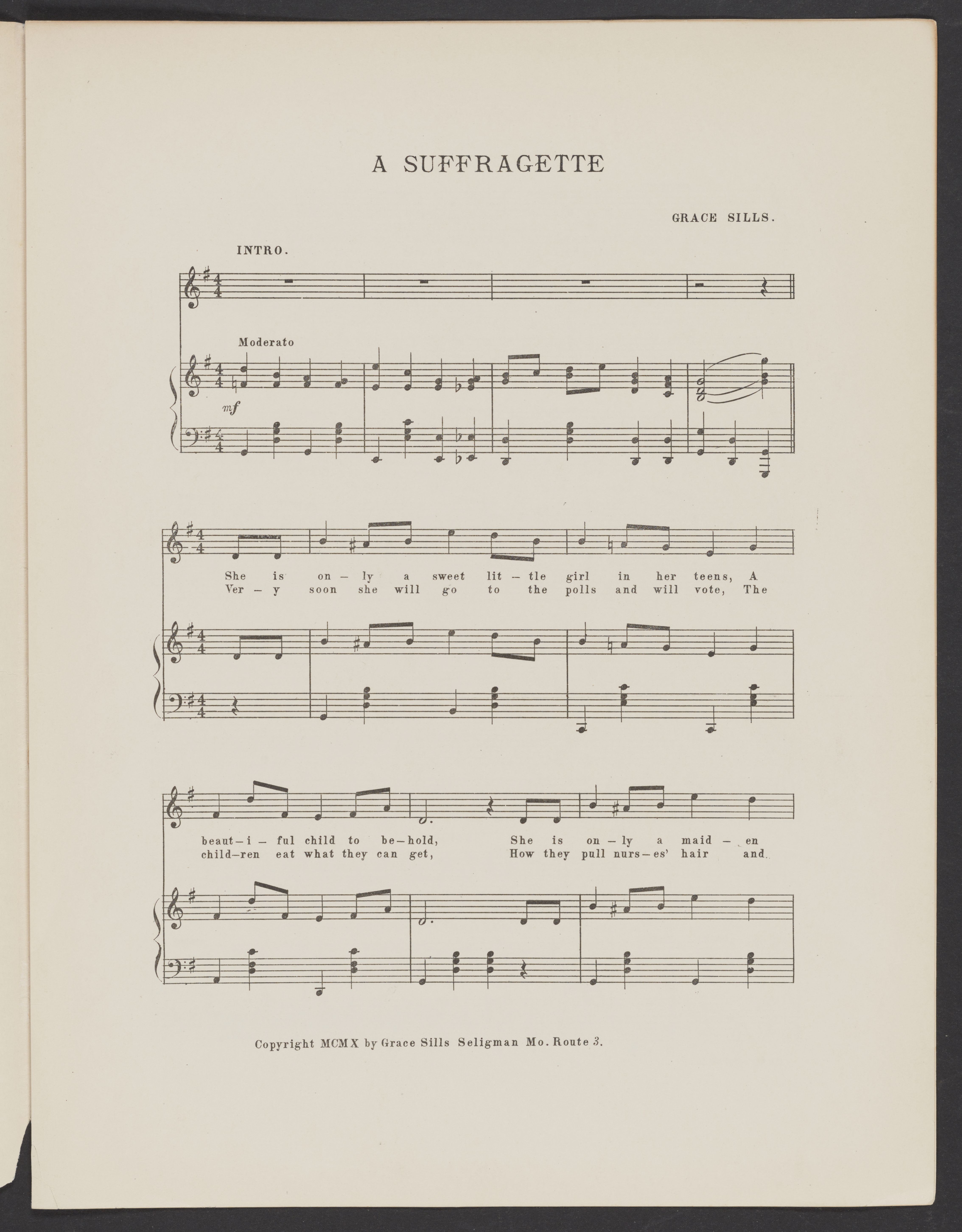 Scanned image of the current content page