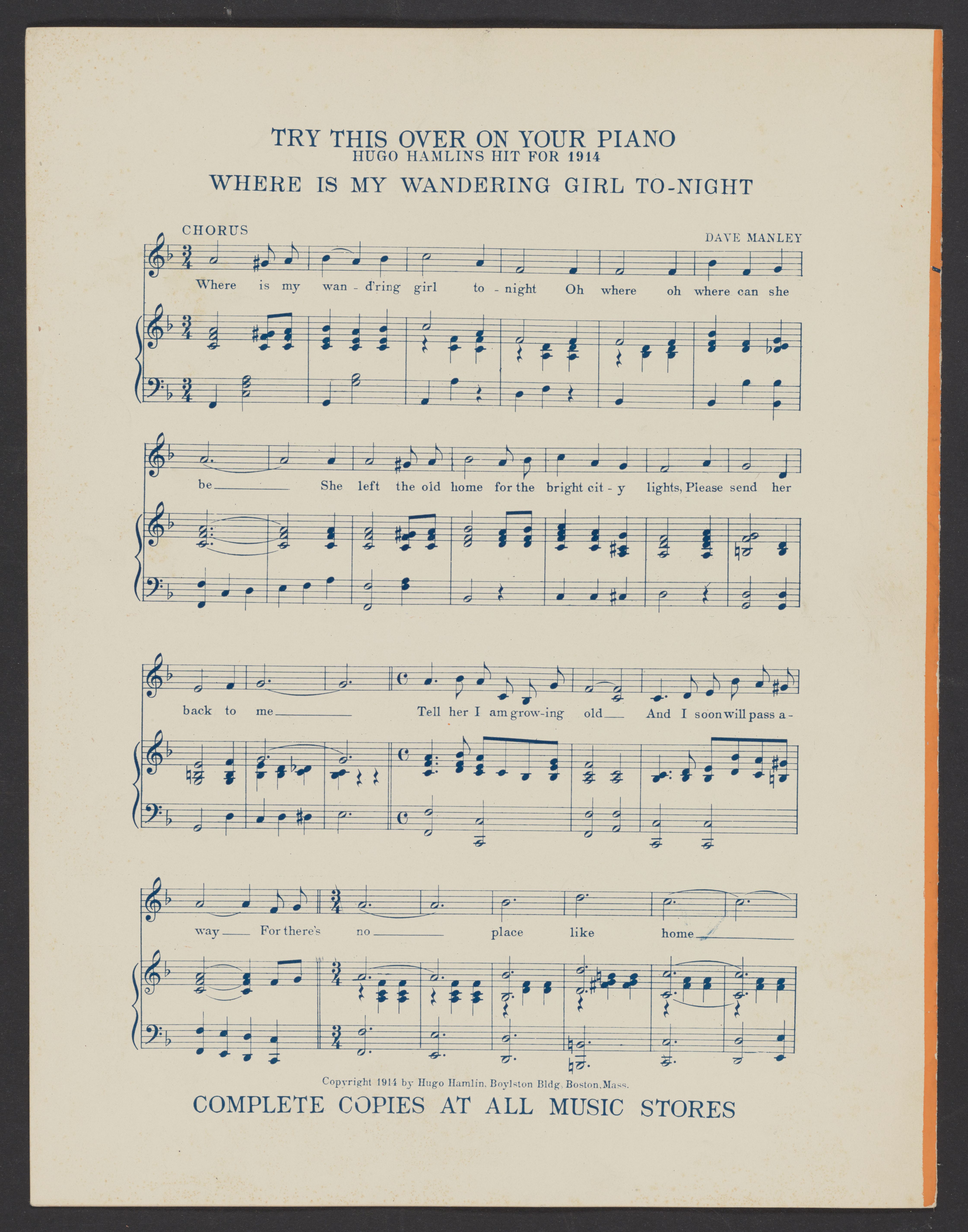 Scanned image of the current content page