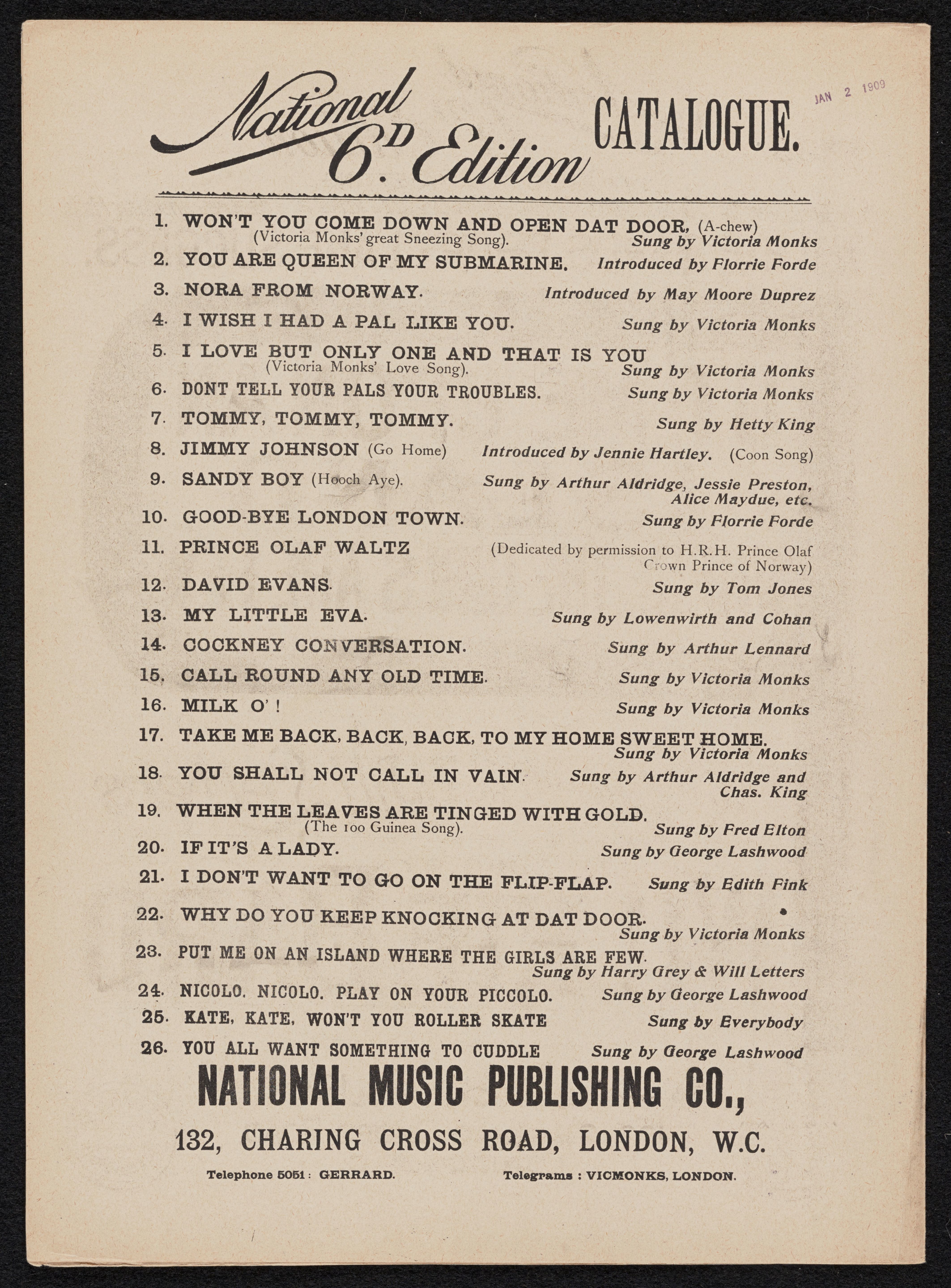 Scanned image of the current content page