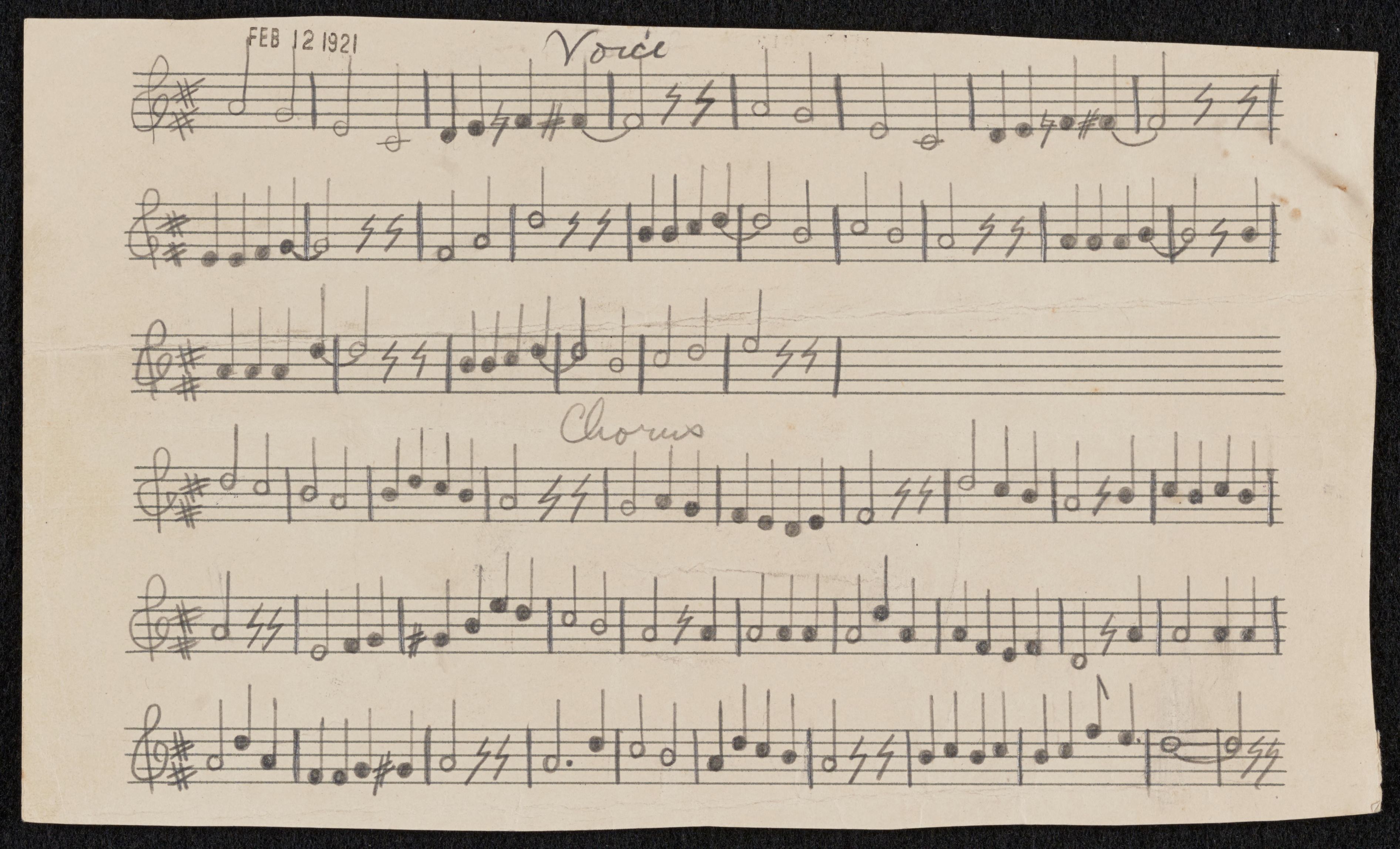 Scanned image of the current content page