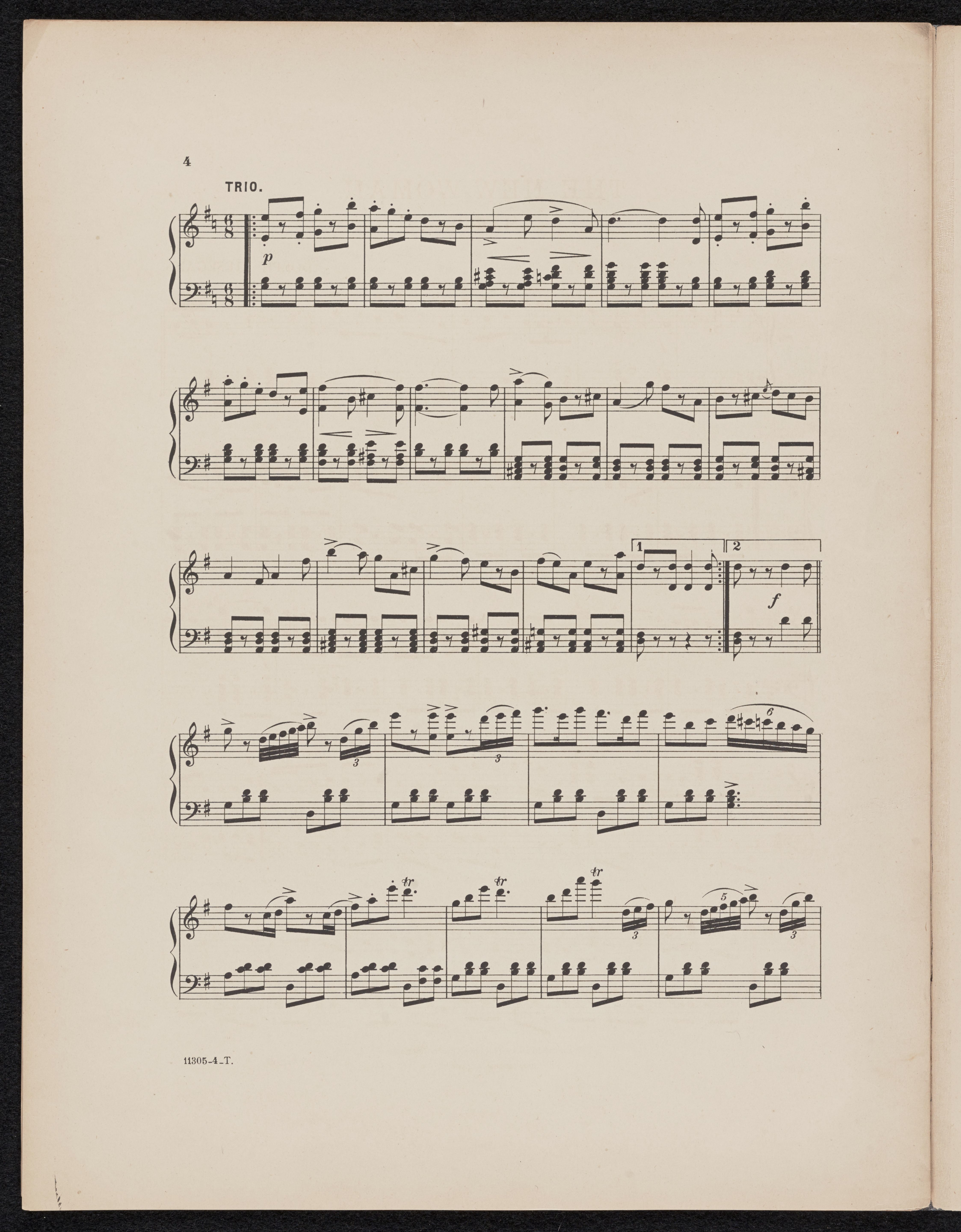 Scanned image of the current content page