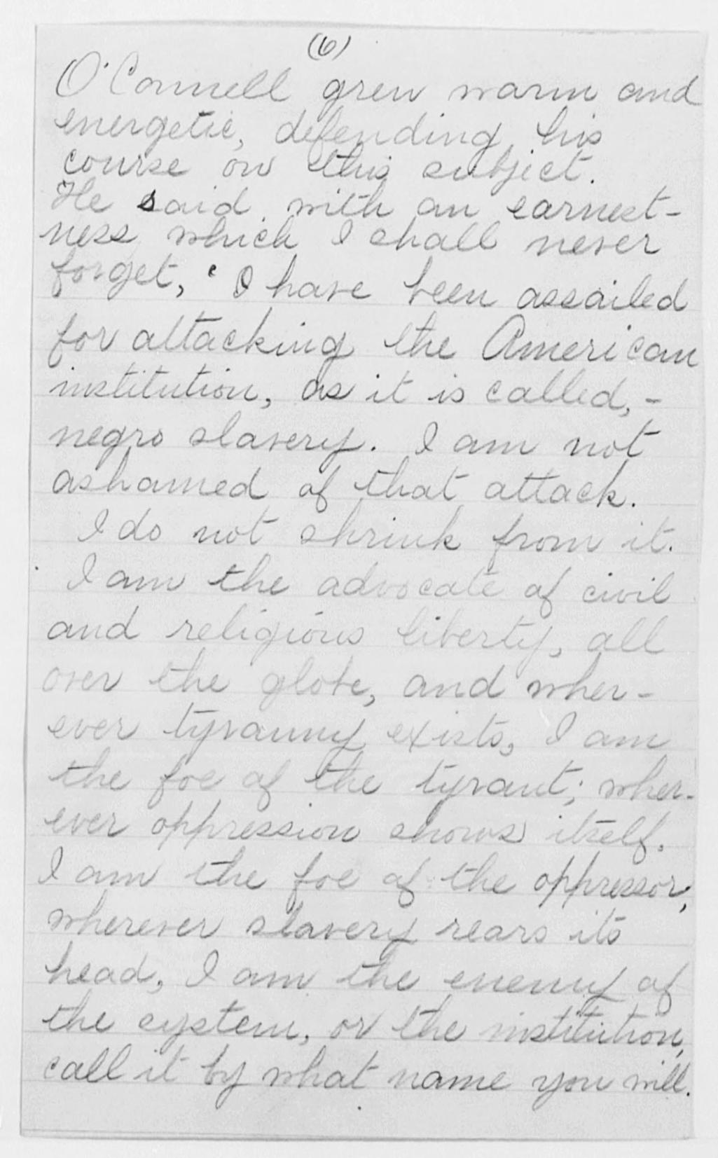 Scanned image of the current content page