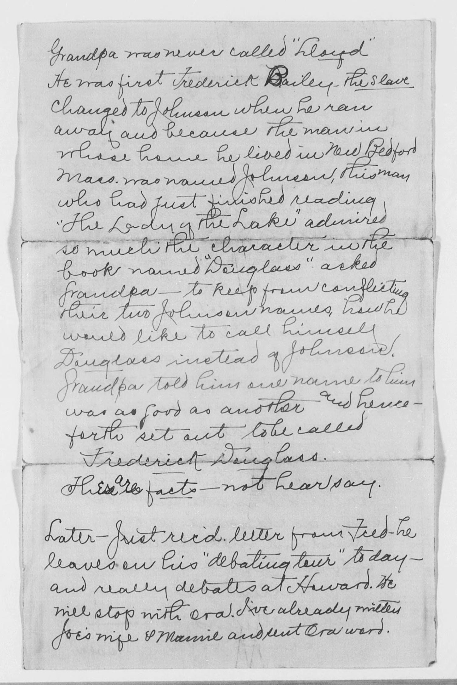 Scanned image of the current content page